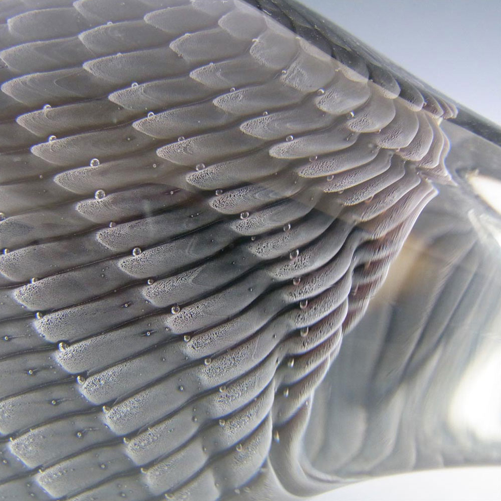 FM Konstglas/Marcolin Fumato Glass Swan #039 - Signed - Click Image to Close