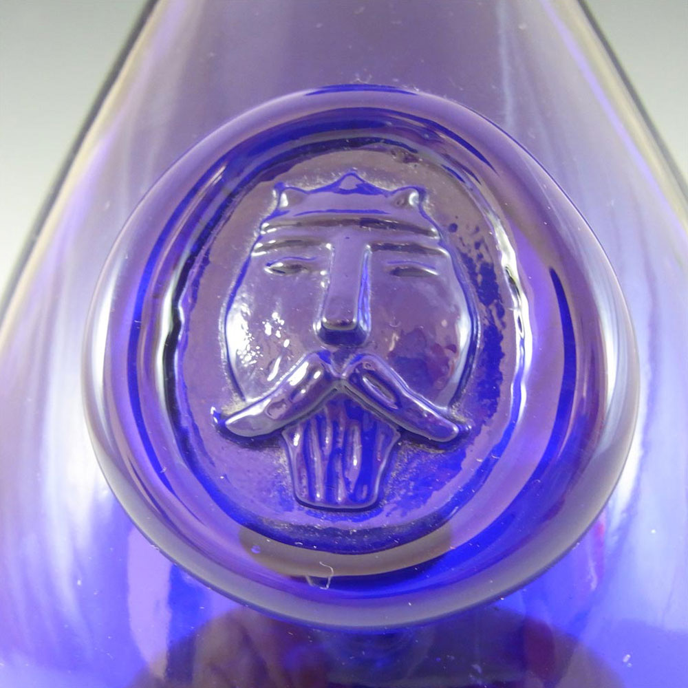 (image for) Holmegaard 'Viking' Blue Glass Carafe by Ole Winther 1955 - Click Image to Close