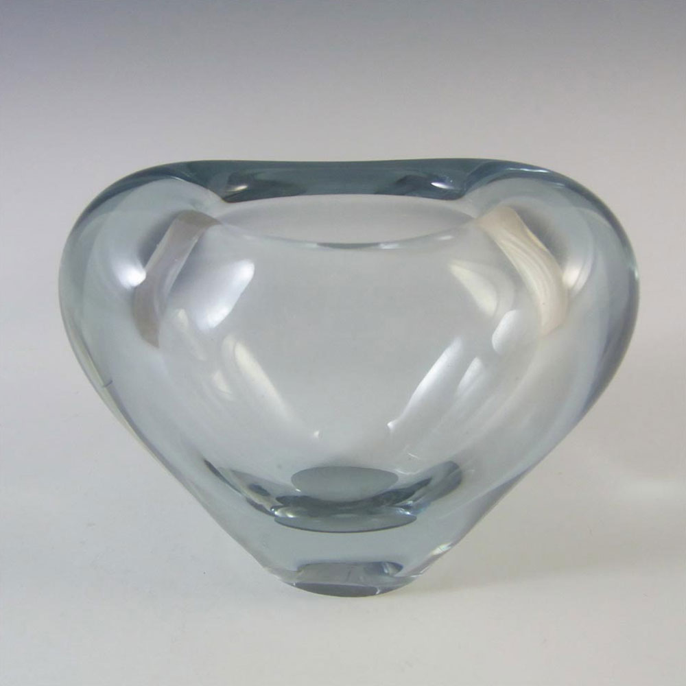 (image for) Holmegaard #15732 Per Lutken Blue Glass 'Minuet' Vase - Signed - Click Image to Close