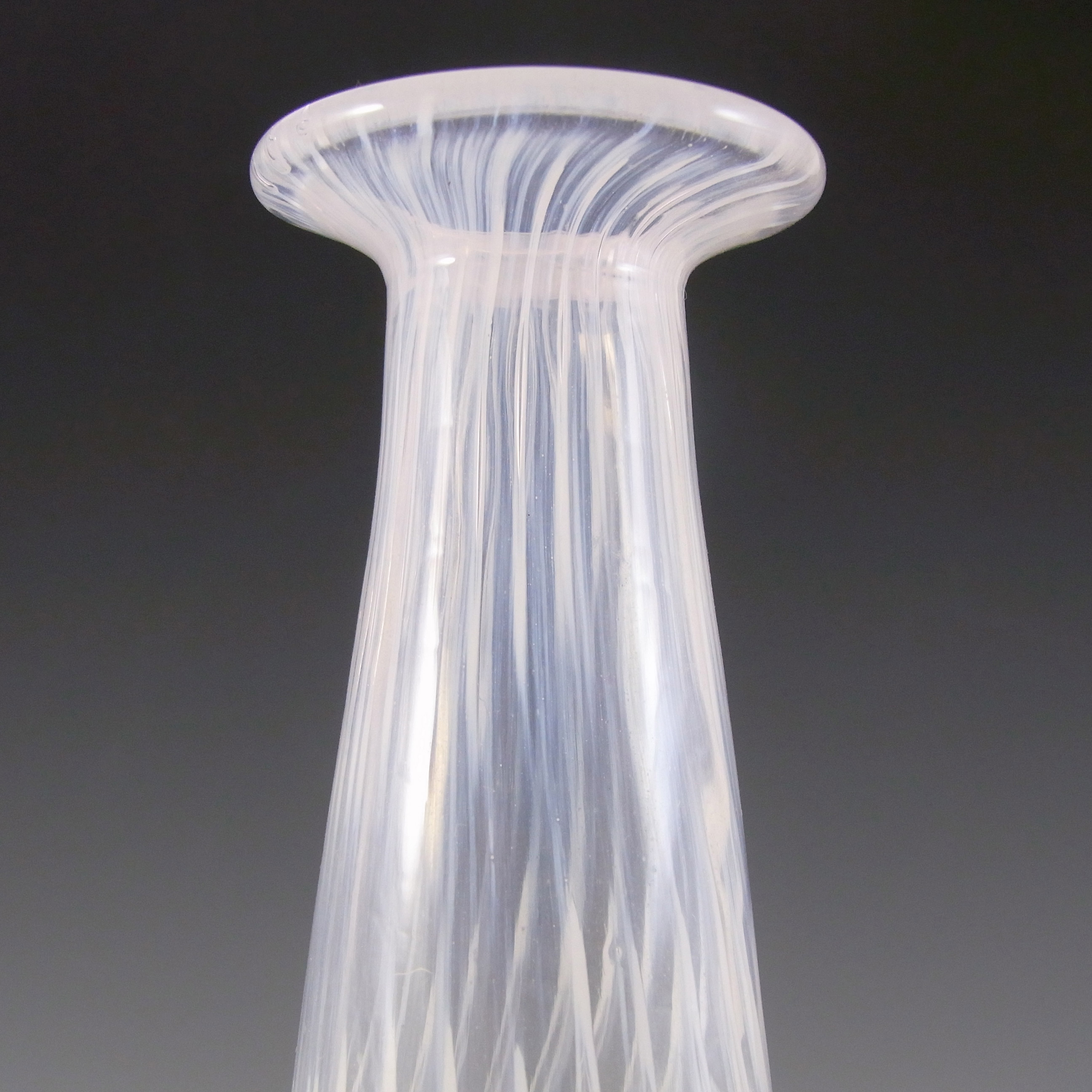 SIGNED Boda Afors Swedish Glass 'Cirrus' Vase by B Vallien - Click Image to Close