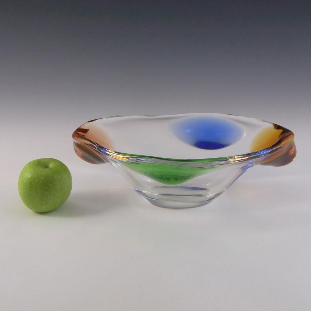 Mstisov Czech Glass Rhapsody Bowl by Frantisek Zemek - Click Image to Close