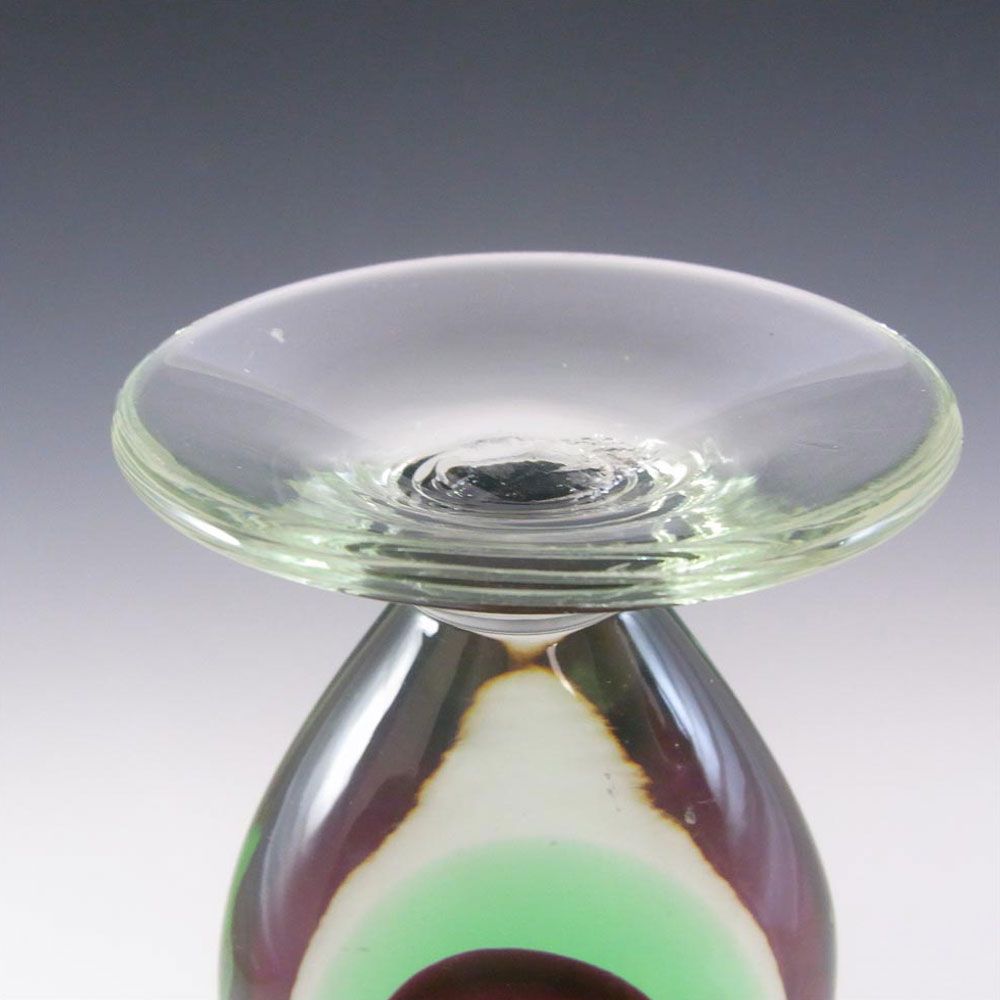 (image for) Murano/Venetian Purple & Green Sommerso Glass Vase/Jug - Click Image to Close