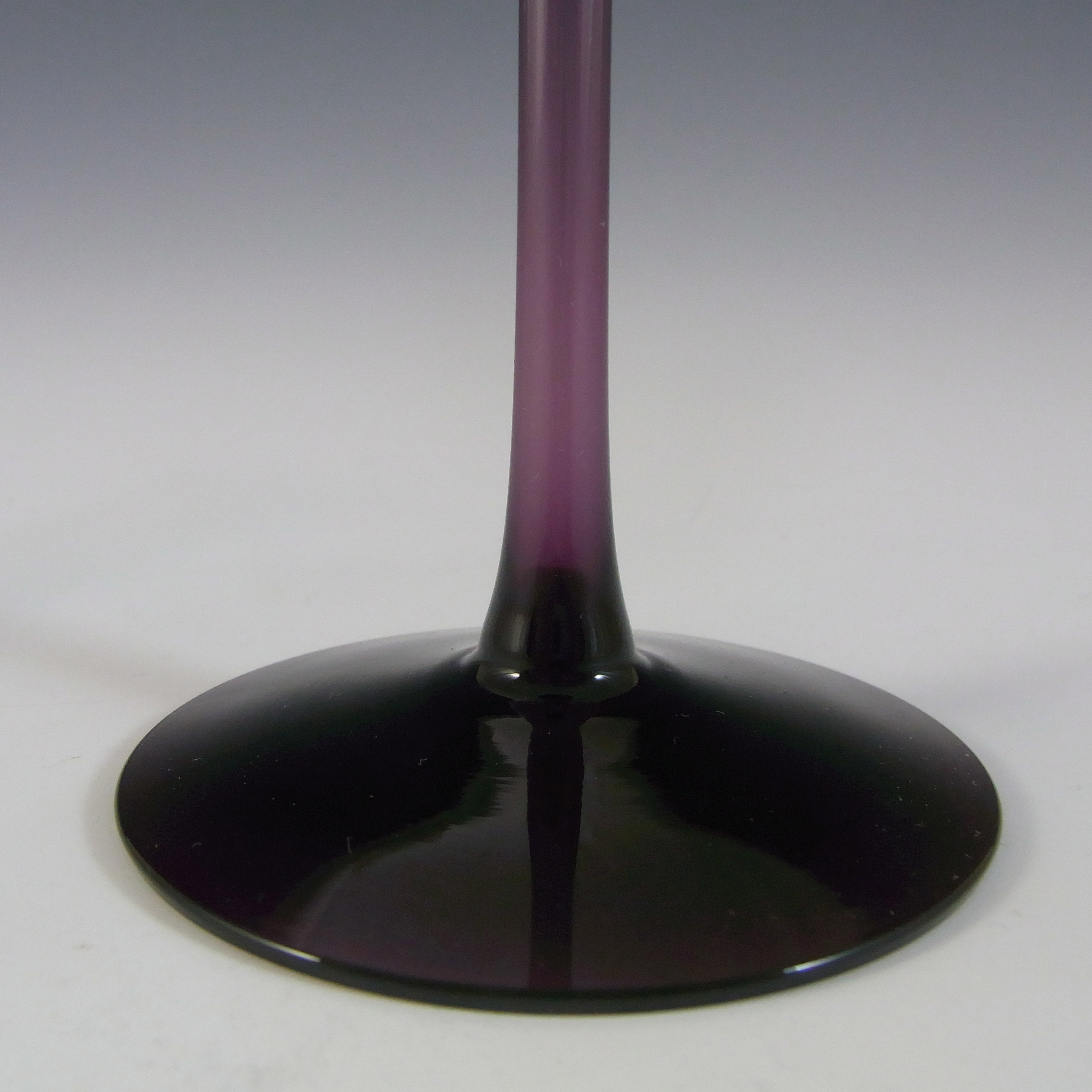 (image for) Wedgwood "Brancaster" Amethyst Glass 8" Candlestick RSW15/2 - Click Image to Close