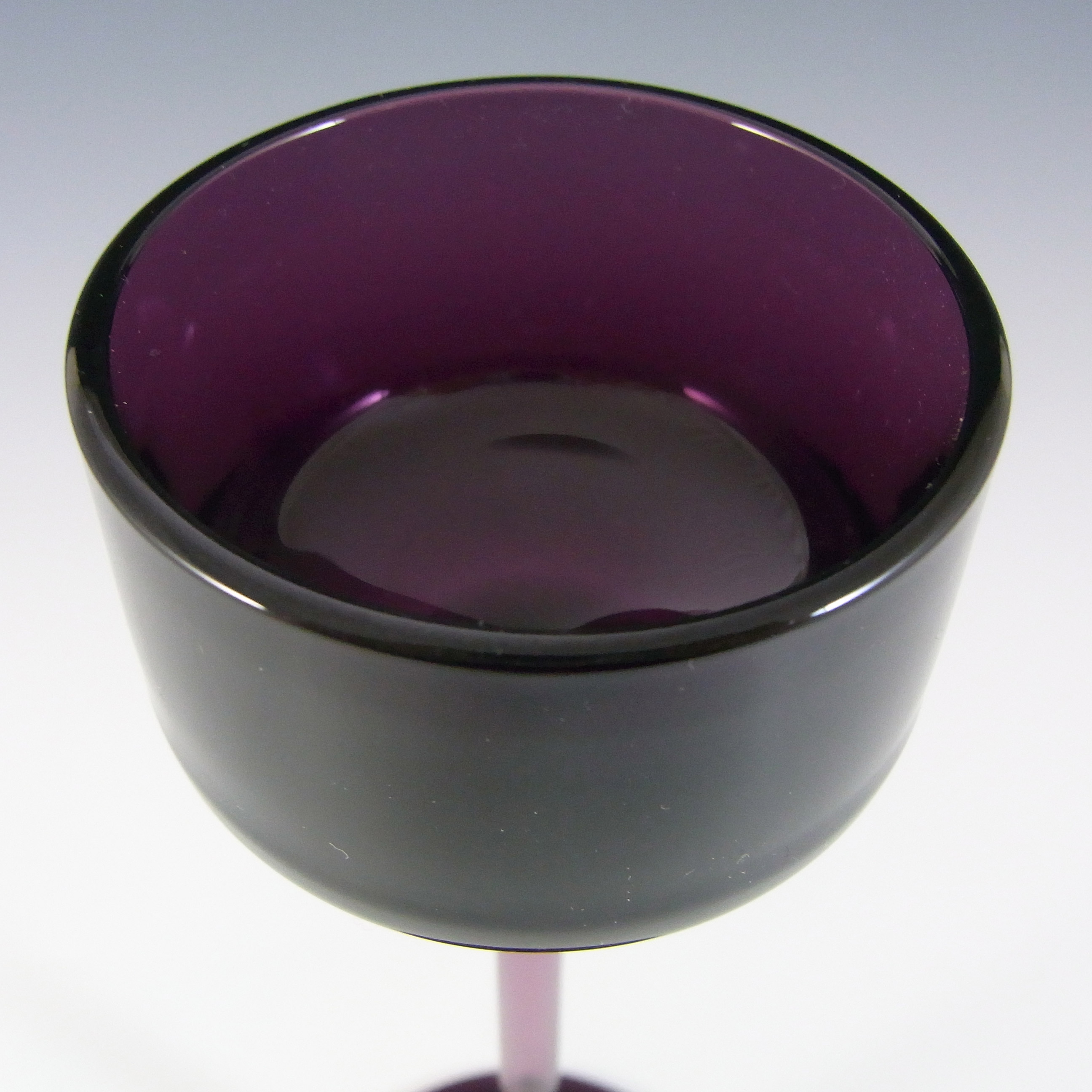 (image for) Wedgwood "Brancaster" Amethyst Glass 8" Candlestick RSW15/2 - Click Image to Close