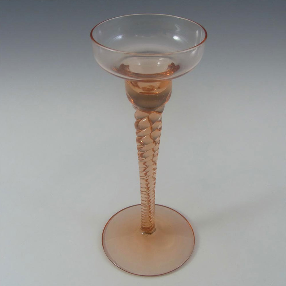 (image for) Wedgwood/Stennett-Willson Topaz Glass Helix Candlestick - Click Image to Close