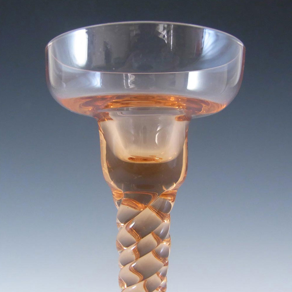 (image for) Wedgwood/Stennett-Willson Topaz Glass Helix Candlestick - Click Image to Close