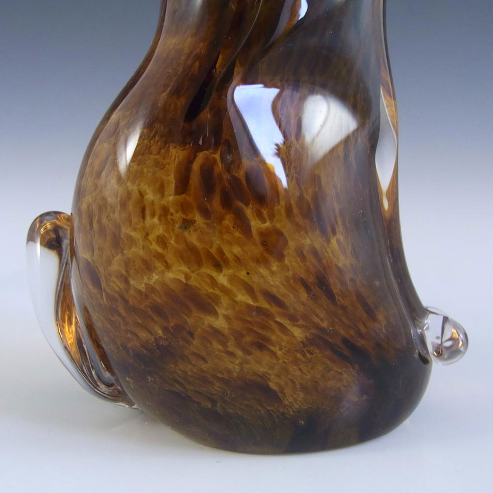 (image for) Wedgwood Speckled Brown Glass Hare Paperweight SG427 - Click Image to Close
