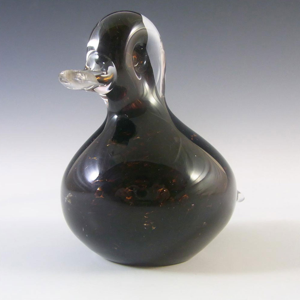 (image for) Wedgwood Speckled Brown Glass Duckling Paperweight RSW425 - Click Image to Close