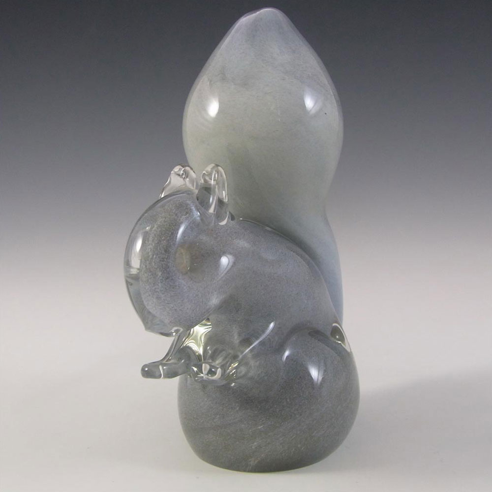 (image for) Wedgwood Grey Glass Squirrel Paperweight RSW410 - Marked - Click Image to Close