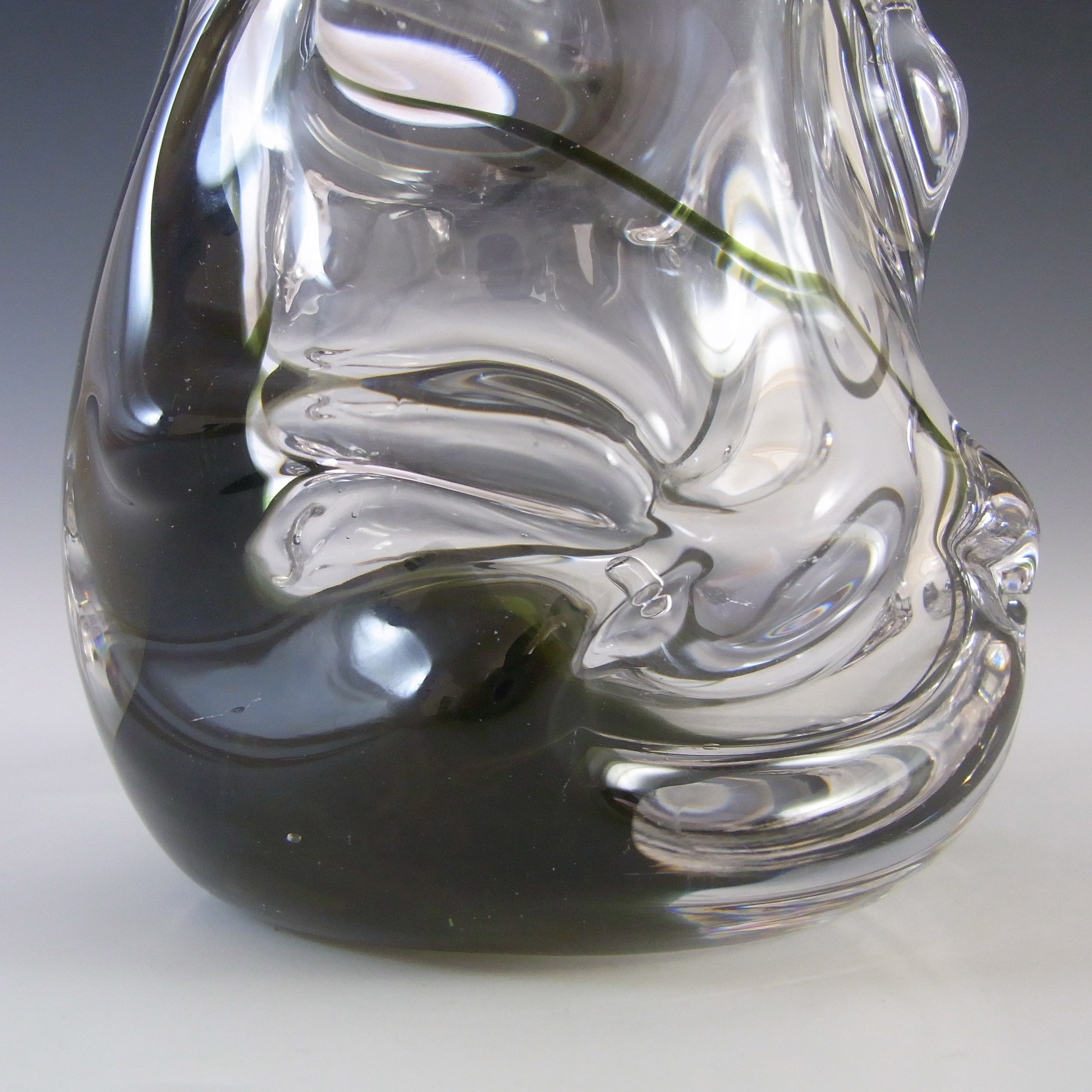 (image for) Whitefriars #9608 Wilson/Dyer Streaky Glass Knobbly Vase - Click Image to Close