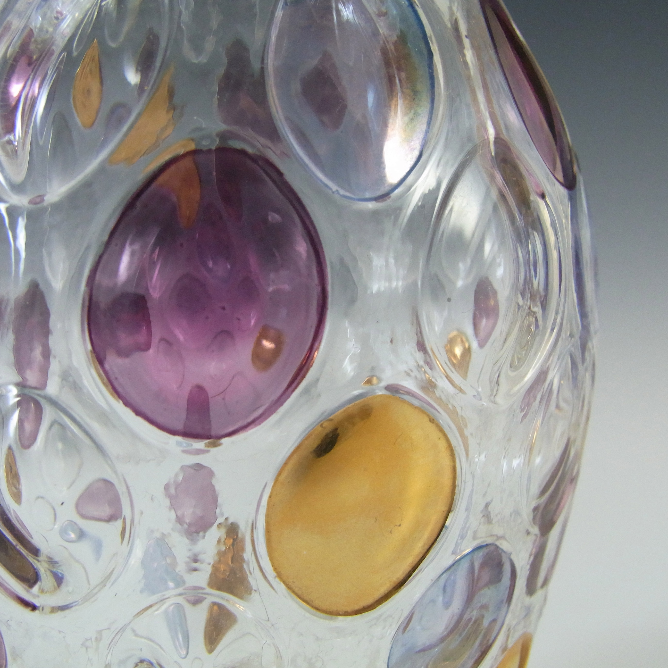 Borske Sklo Retro Czech Glass 'Nemo' Vase by Max Kannegiesser - Click Image to Close