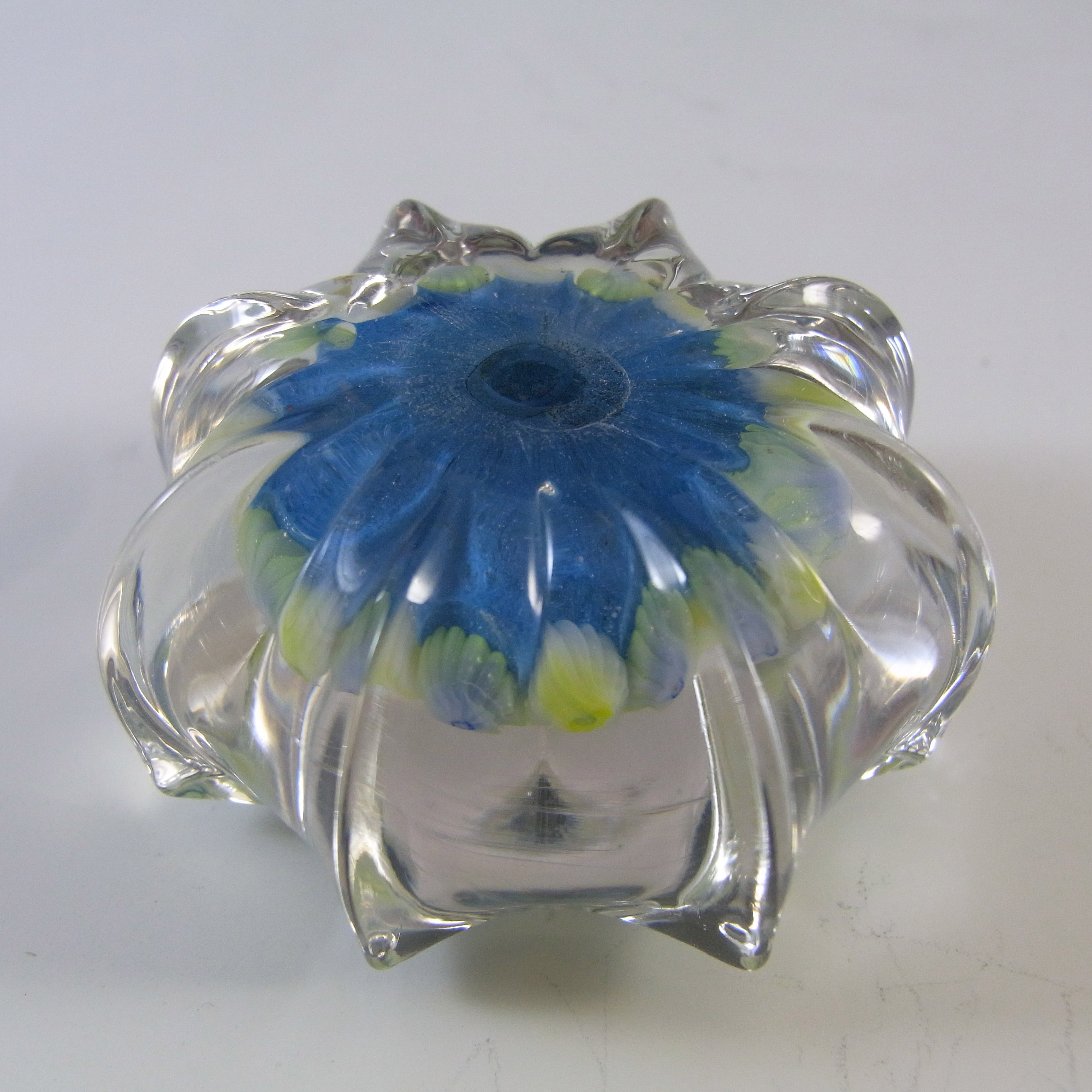 (image for) Strathearn Vintage Scottish Glass Millefiori Canes Paperweight - Click Image to Close