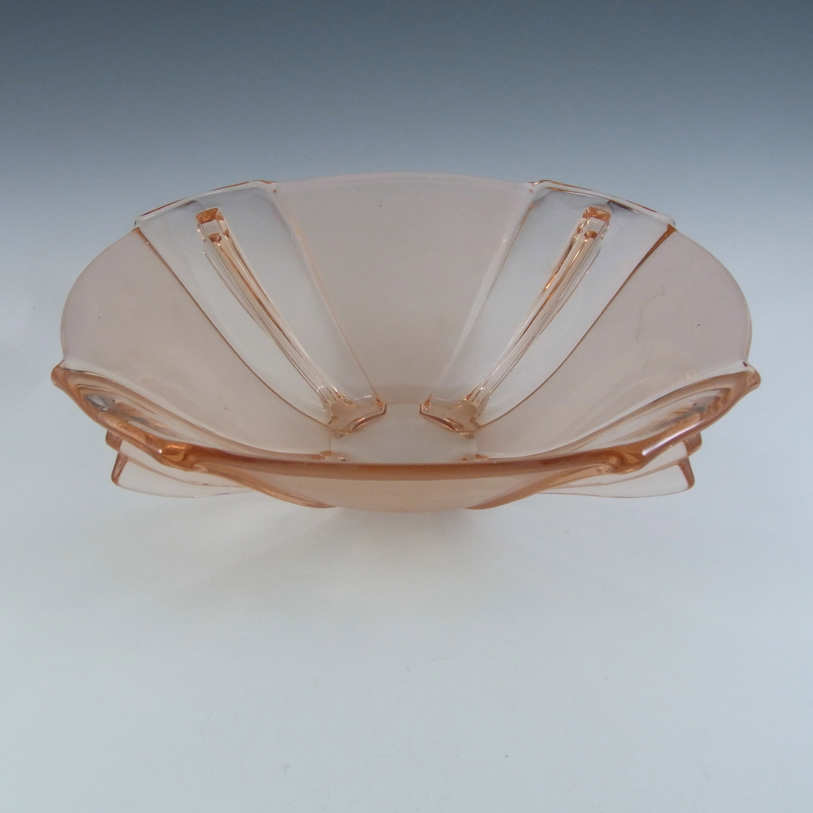 (image for) Stölzle #19251 Czech Art Deco 1930's Pink Glass Bowl - Click Image to Close
