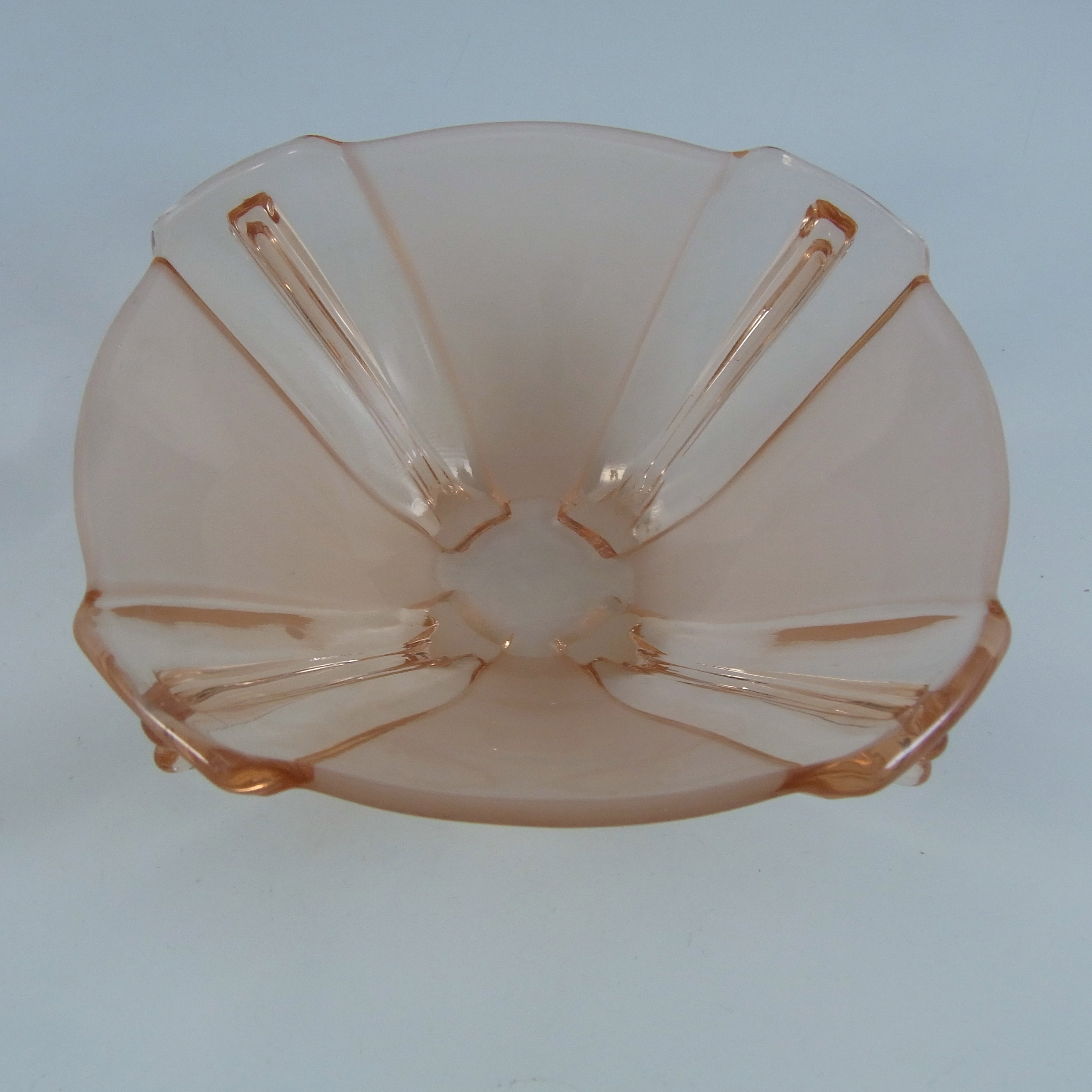 (image for) Stölzle Set of 4 x Czech Art Deco Pink Glass Bowls #19251 - Click Image to Close