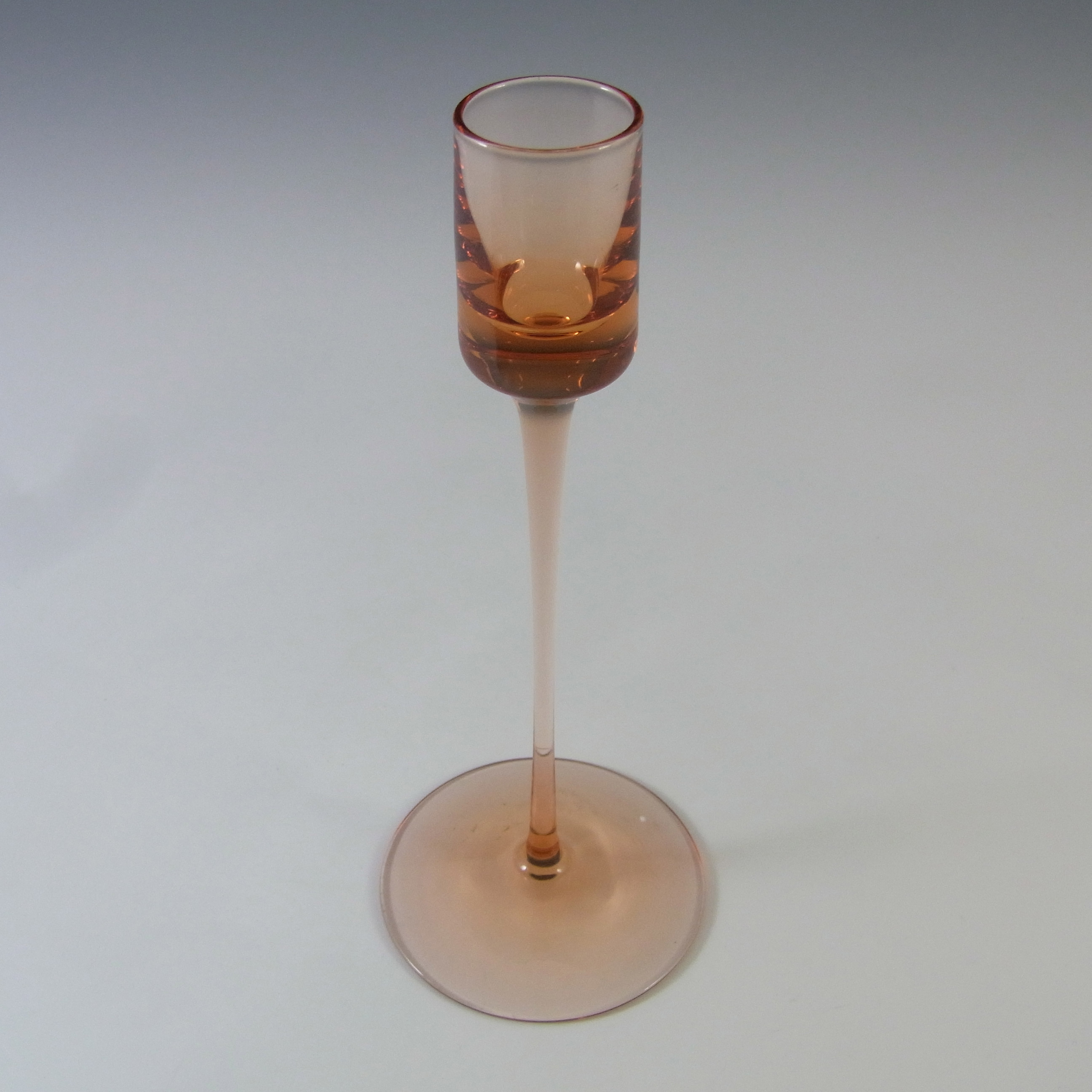 (image for) Wedgwood "Sandringham" Topaz Glass 6.5" Candlestick RSW22/2 - Click Image to Close