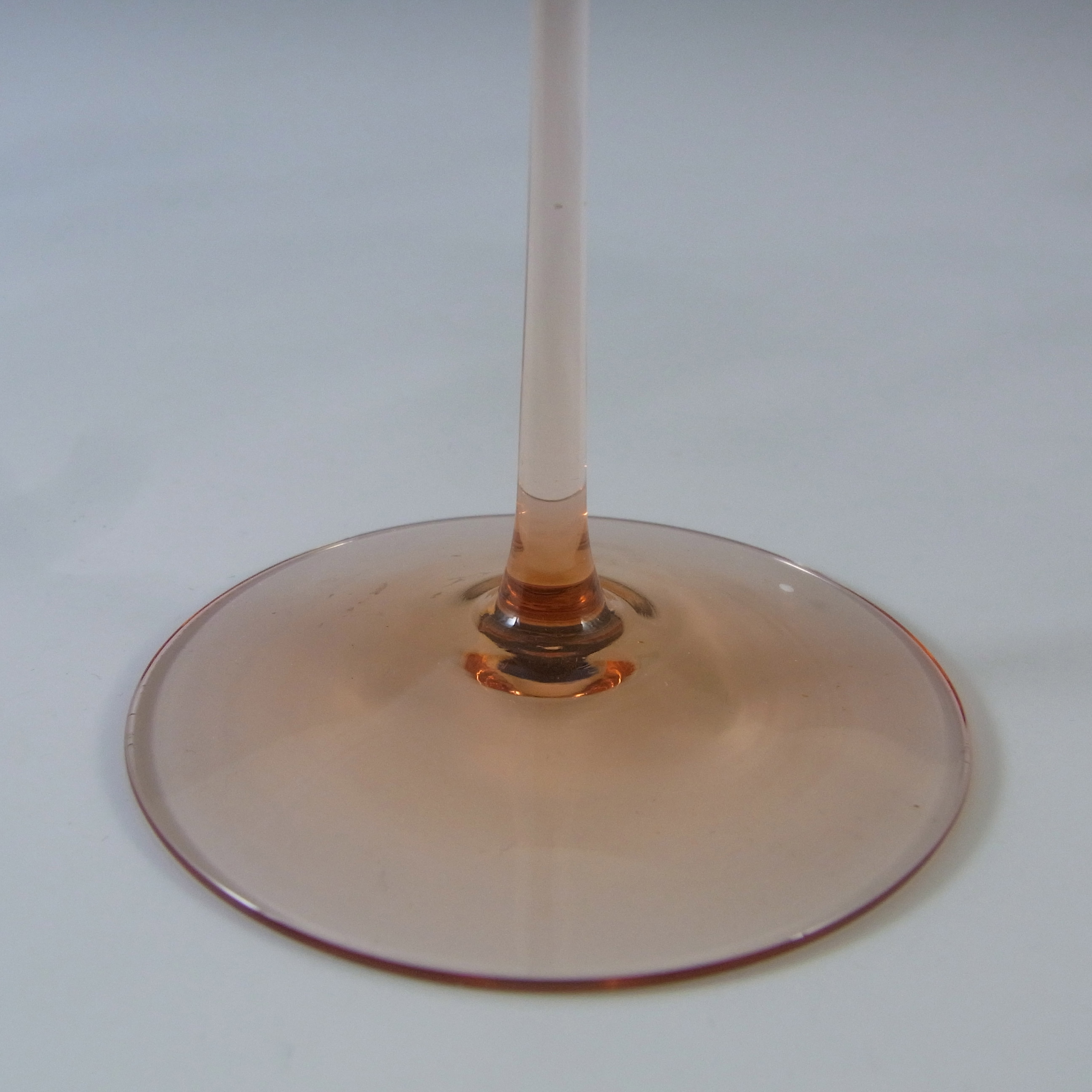 Wedgwood "Sandringham" Topaz Glass 6.5" Candlestick RSW22/2 - Click Image to Close