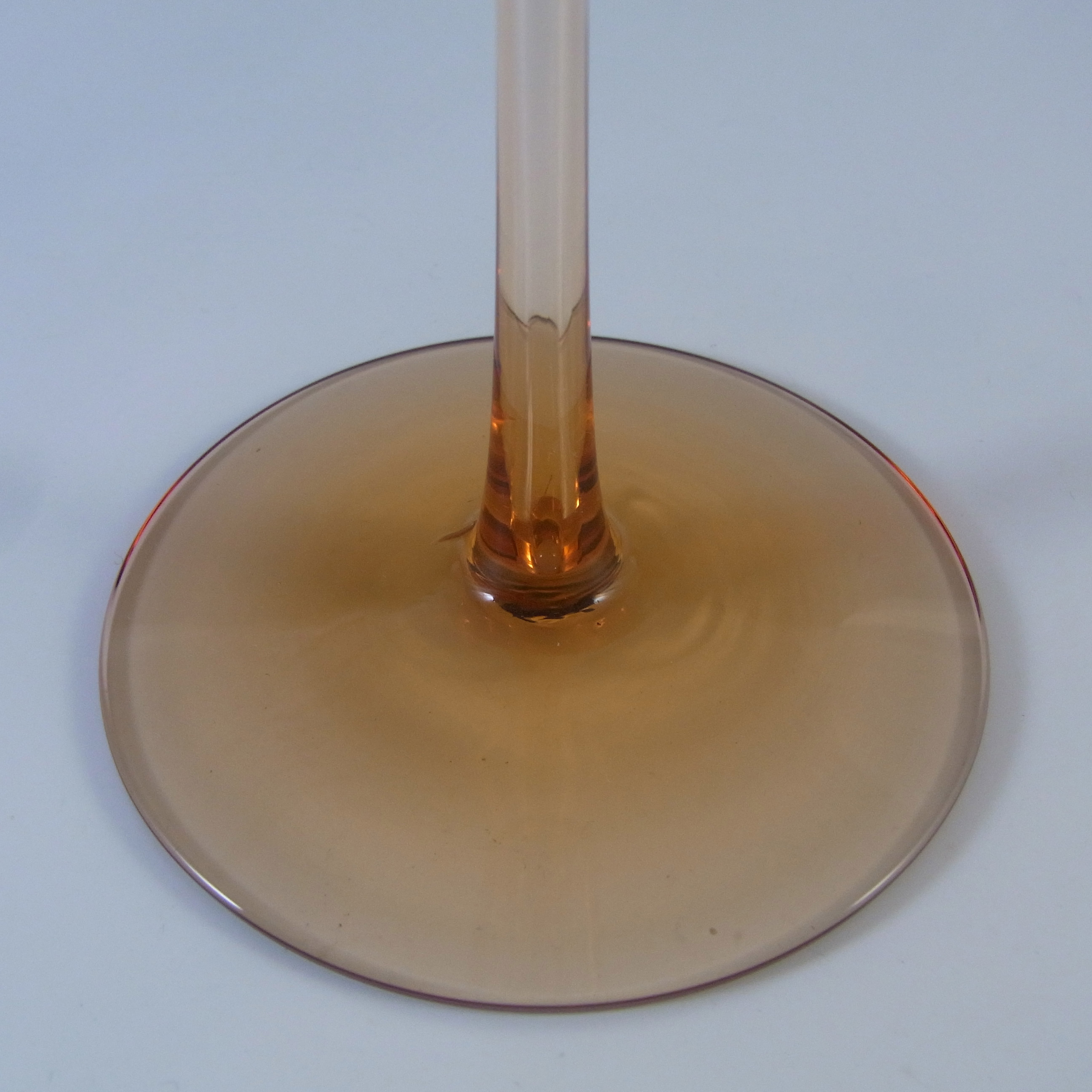 (image for) Wedgwood "Brancaster" Topaz Glass 11.5" Candlestick RSW15/3 - Click Image to Close
