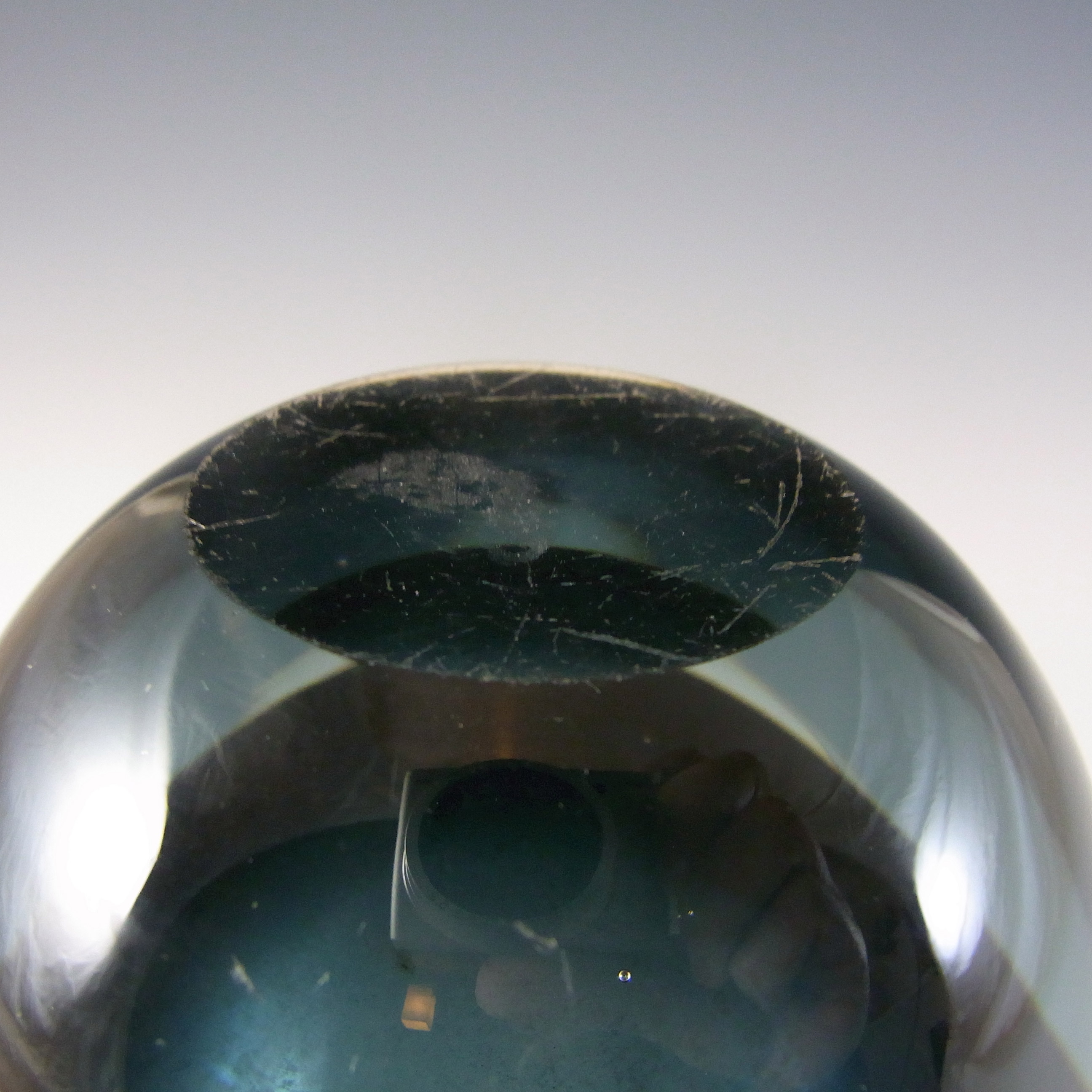 (image for) Whitefriars #9496 Indigo Cased Glass Vase - Click Image to Close