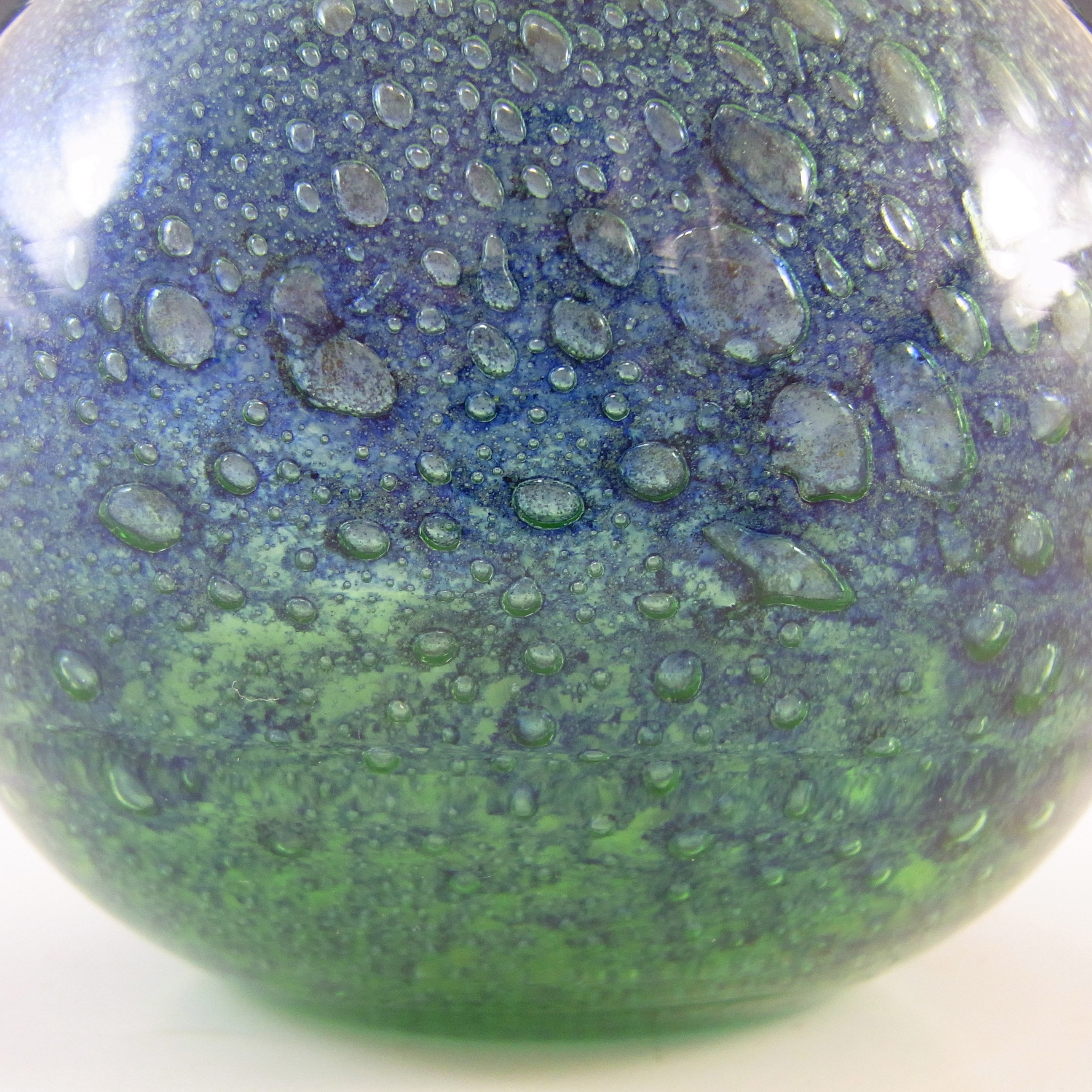 LABELLED Randsfjord Norwegian Glass Vase by Benny Motzfeldt - Click Image to Close