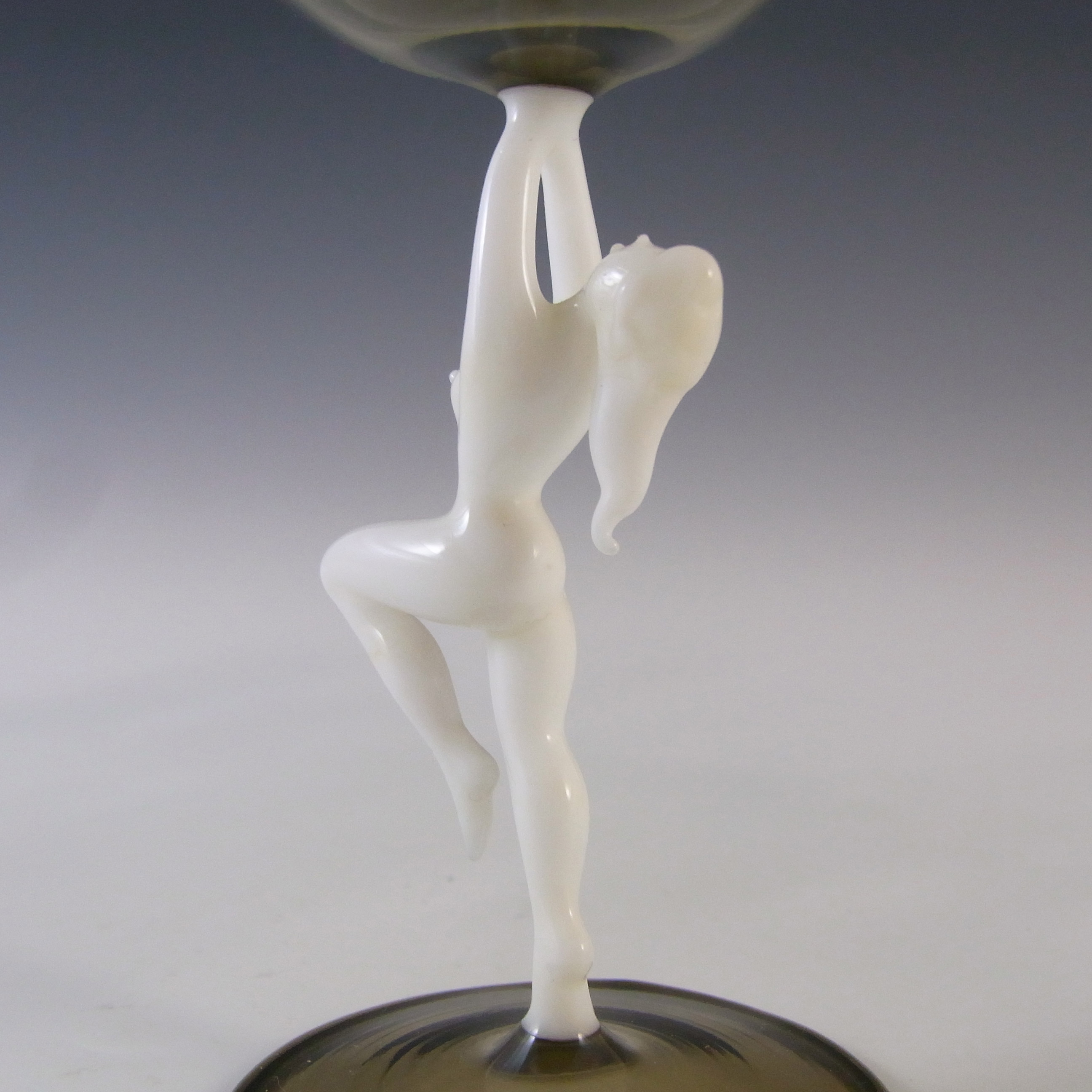 Bimini / Lauscha 1930's Art Deco Austrian Nude Lady Spirit Glass - Click Image to Close