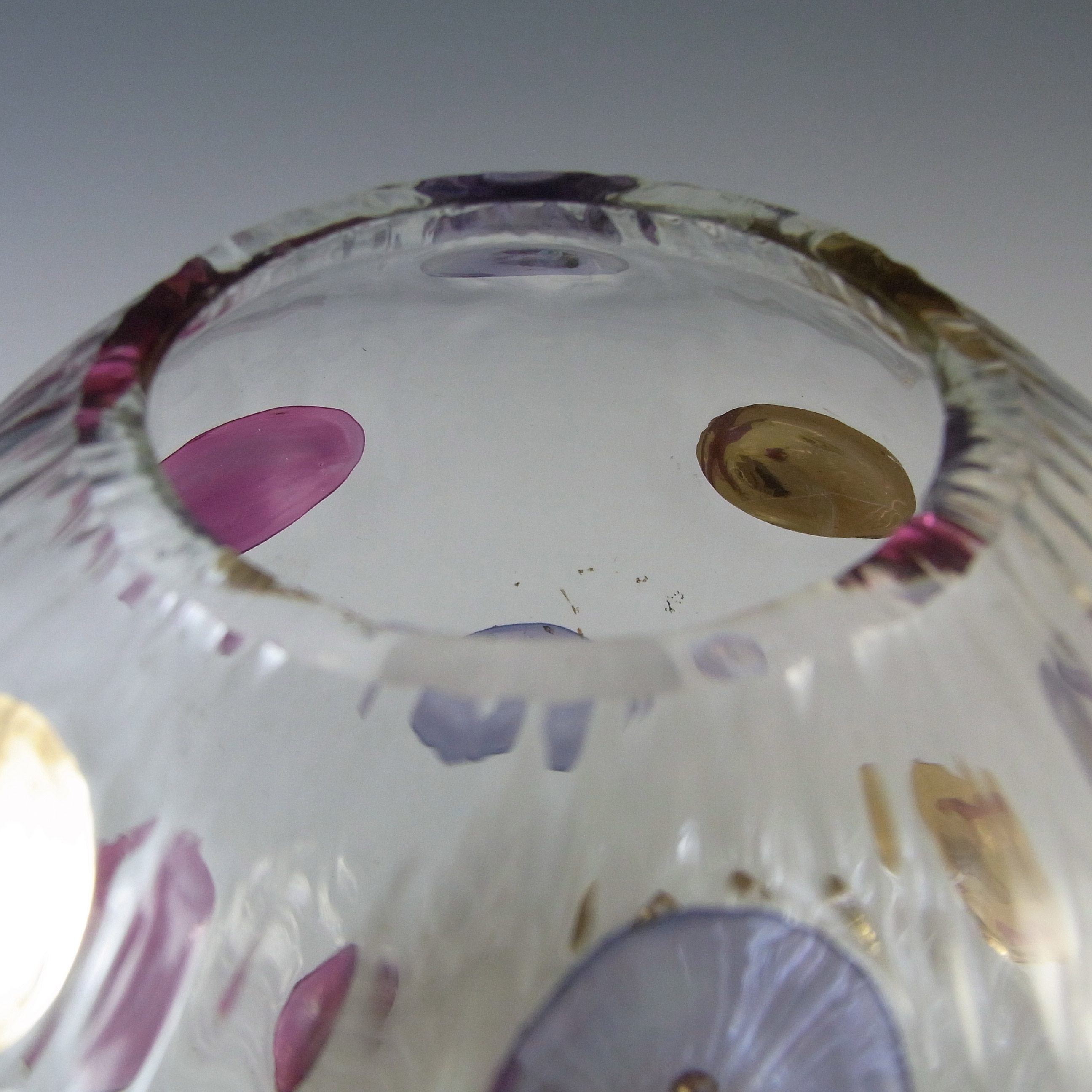 (image for) Borske Sklo Czech Glass 'Nemo' Globe Vase by Max Kannegiesser - Click Image to Close