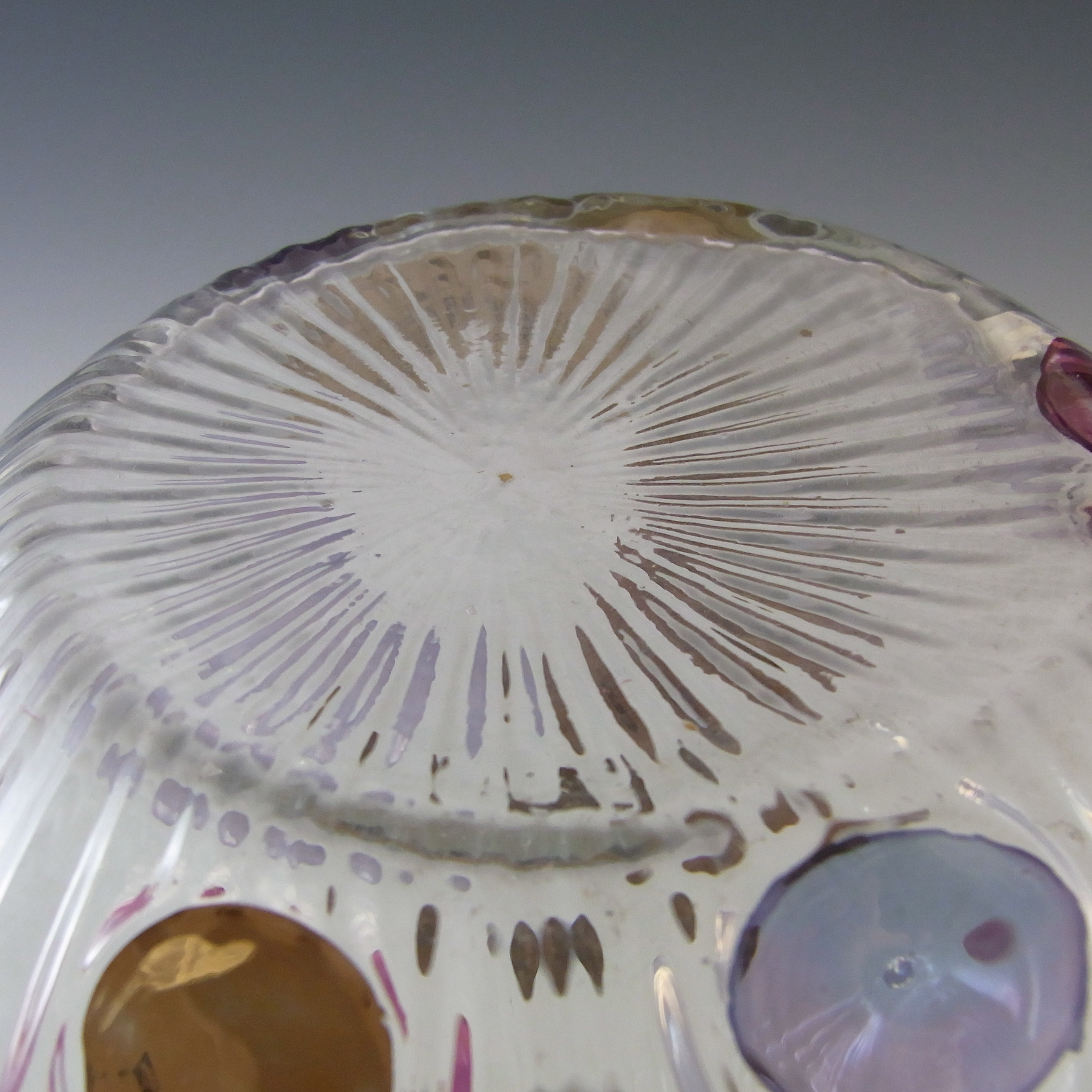 (image for) Borske Sklo Czech Glass 'Nemo' Globe Vase by Max Kannegiesser - Click Image to Close
