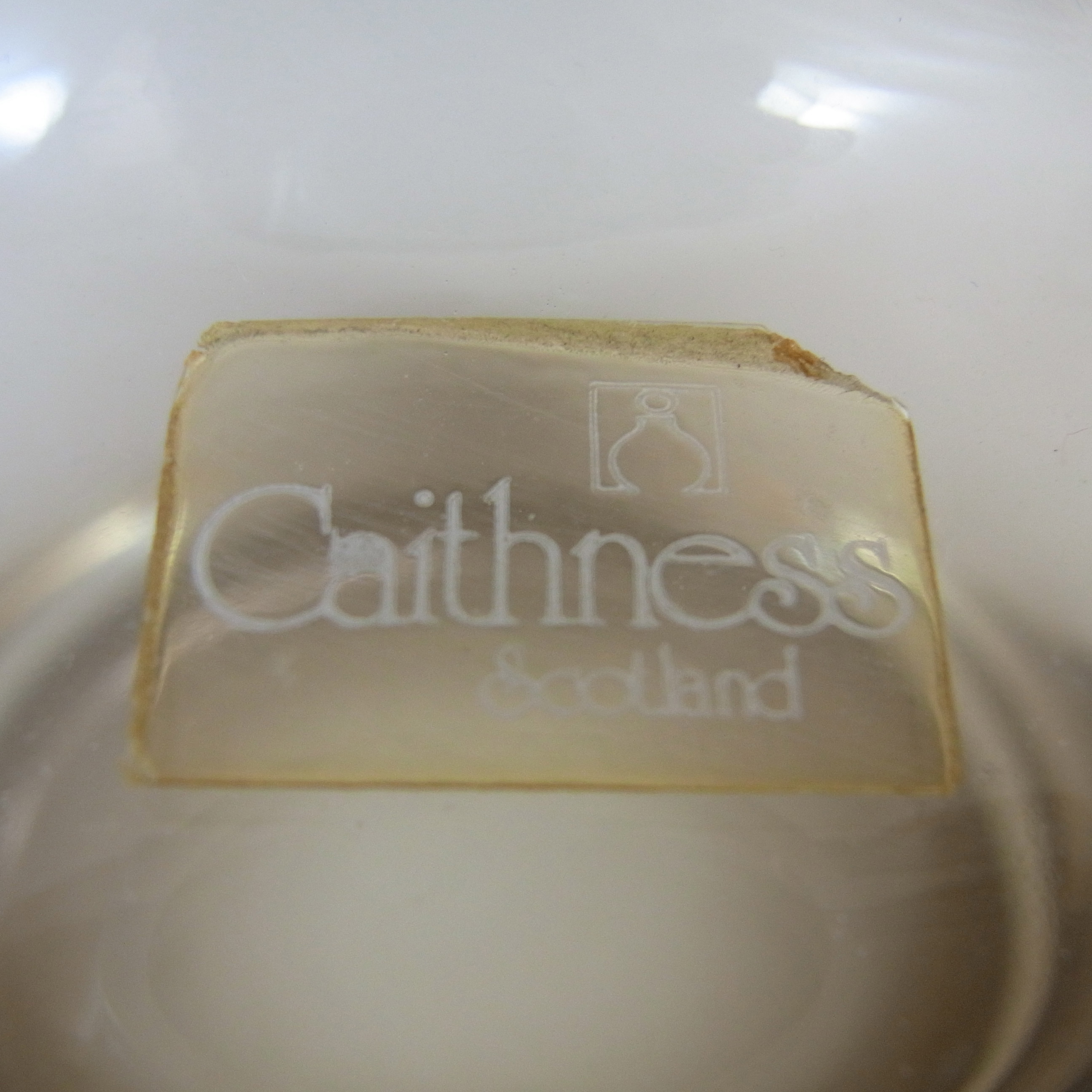 (image for) Caithness Glass 'Morven' Decanter by Domhnall Ó Broin - LABELLED - Click Image to Close