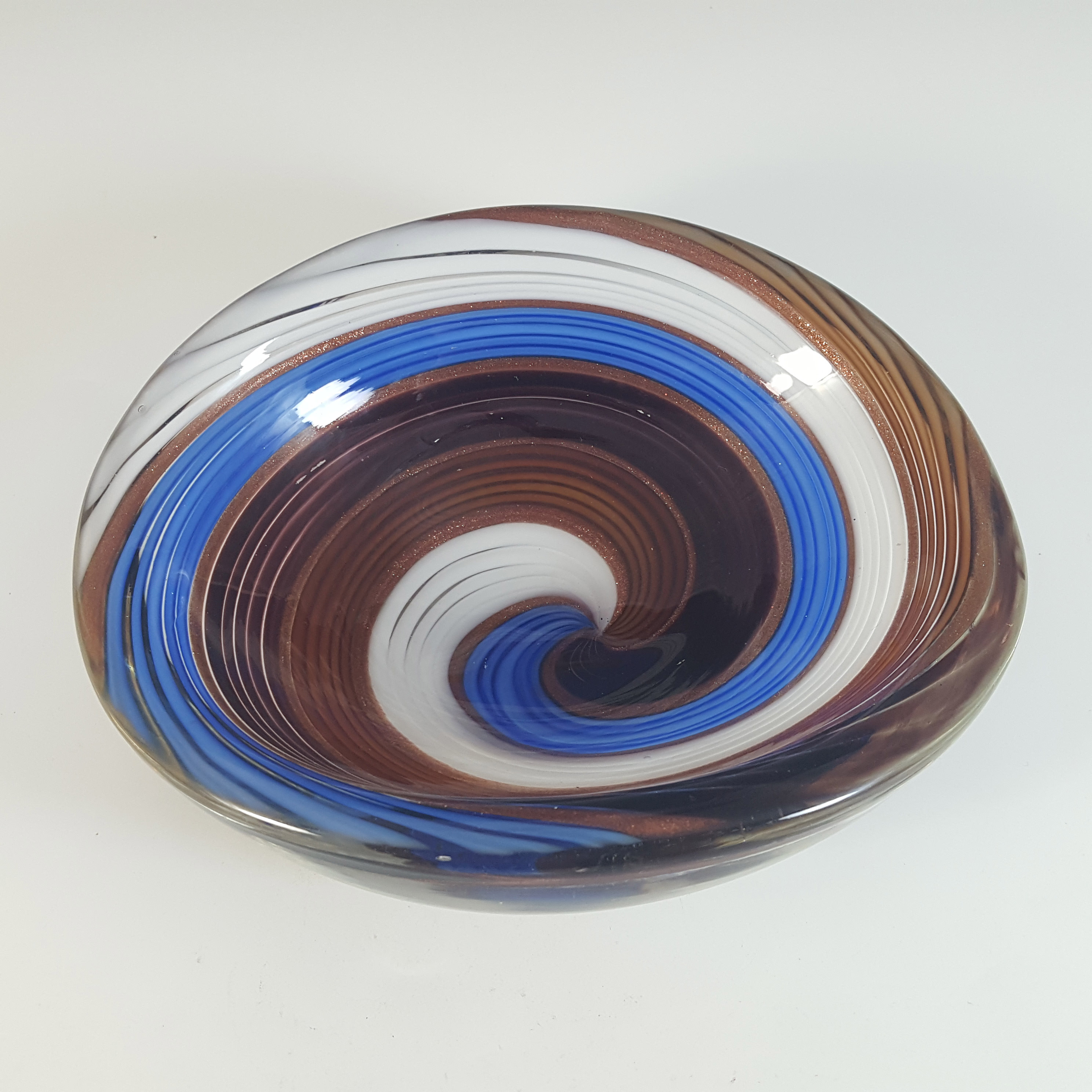 (image for) Aureliano Toso / Dino Martens Mezza Filigrana Glass Bowl - Click Image to Close