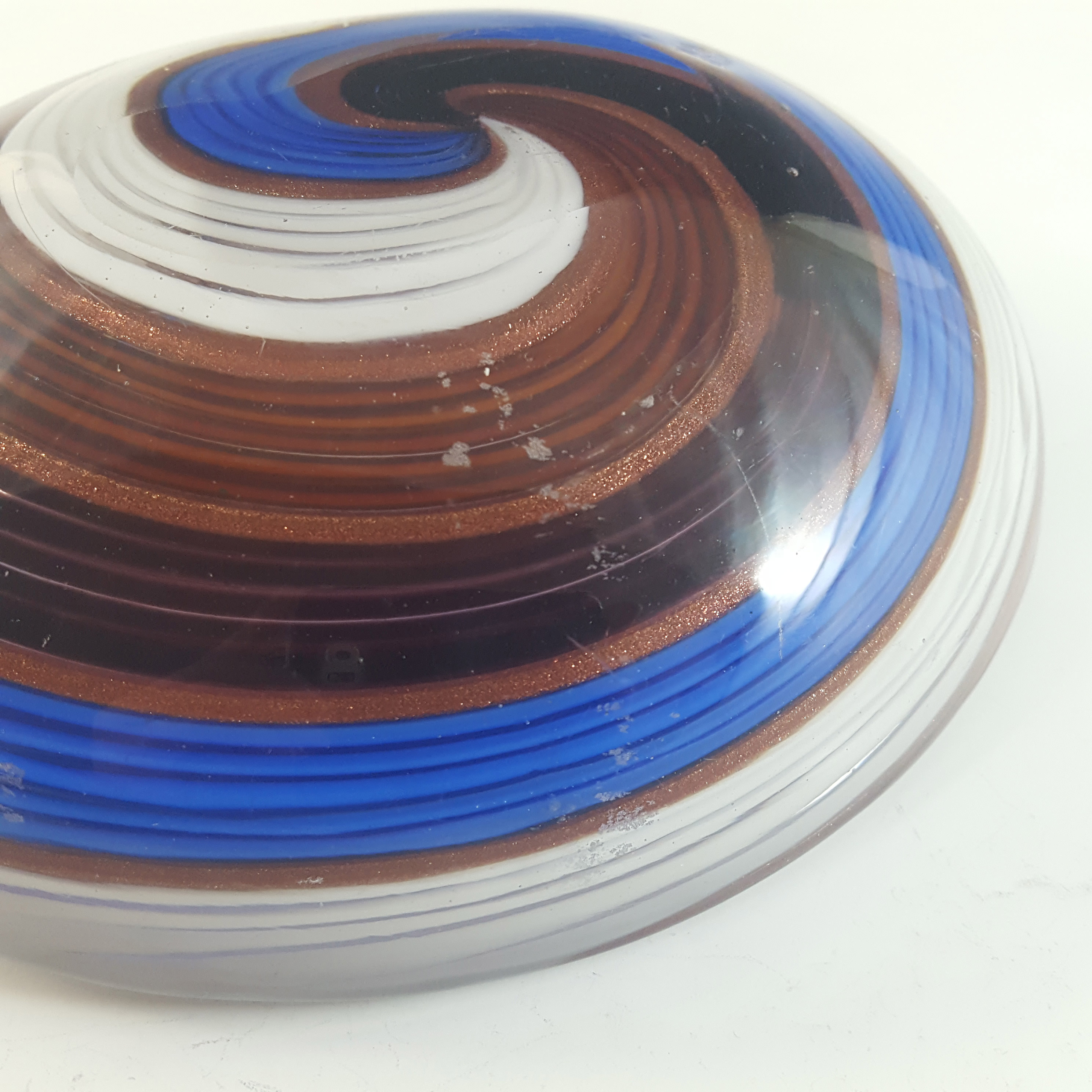 Aureliano Toso / Dino Martens Mezza Filigrana Glass Bowl - Click Image to Close