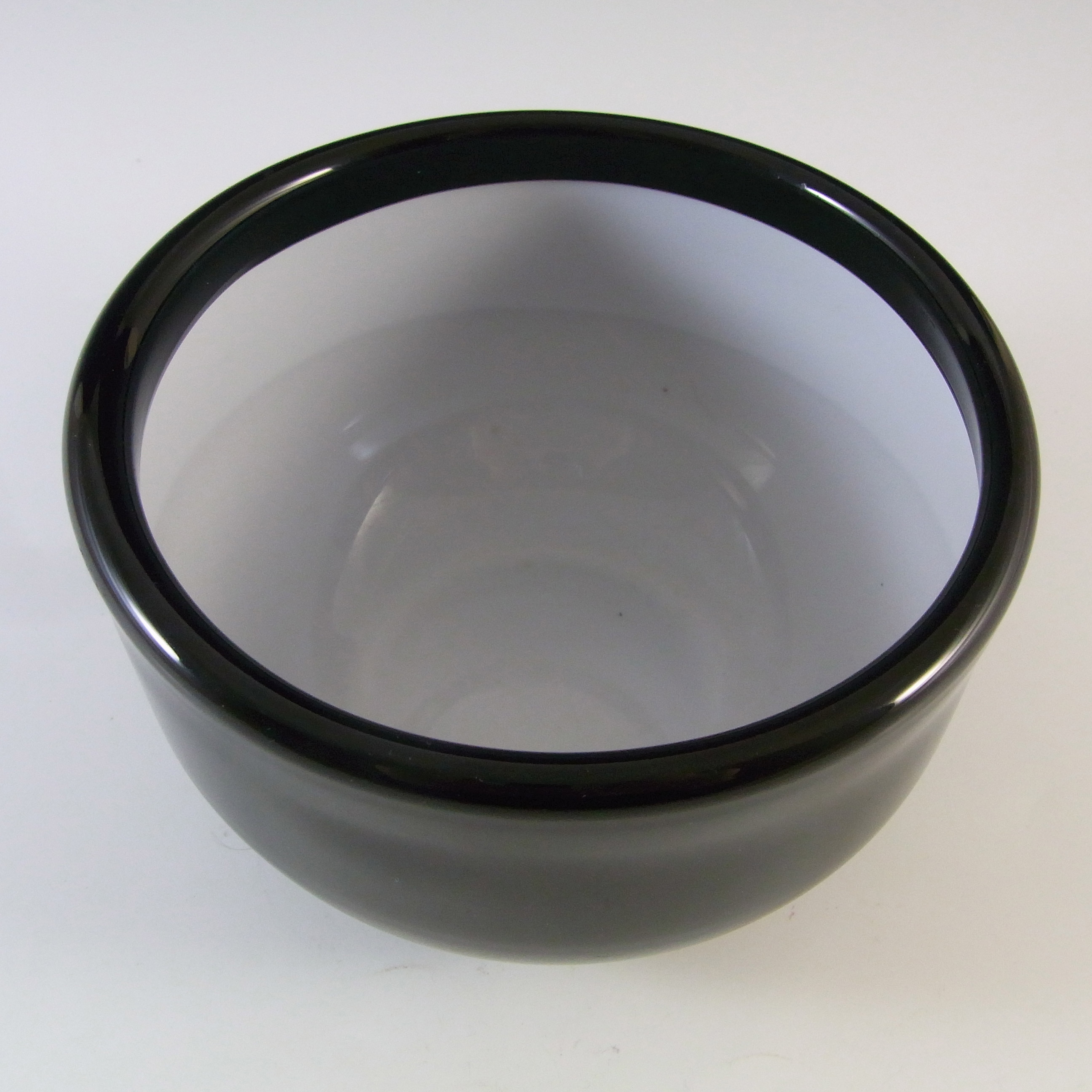 (image for) Holmegaard Palet Black Cased Glass Bowl by Michael Bang - Click Image to Close
