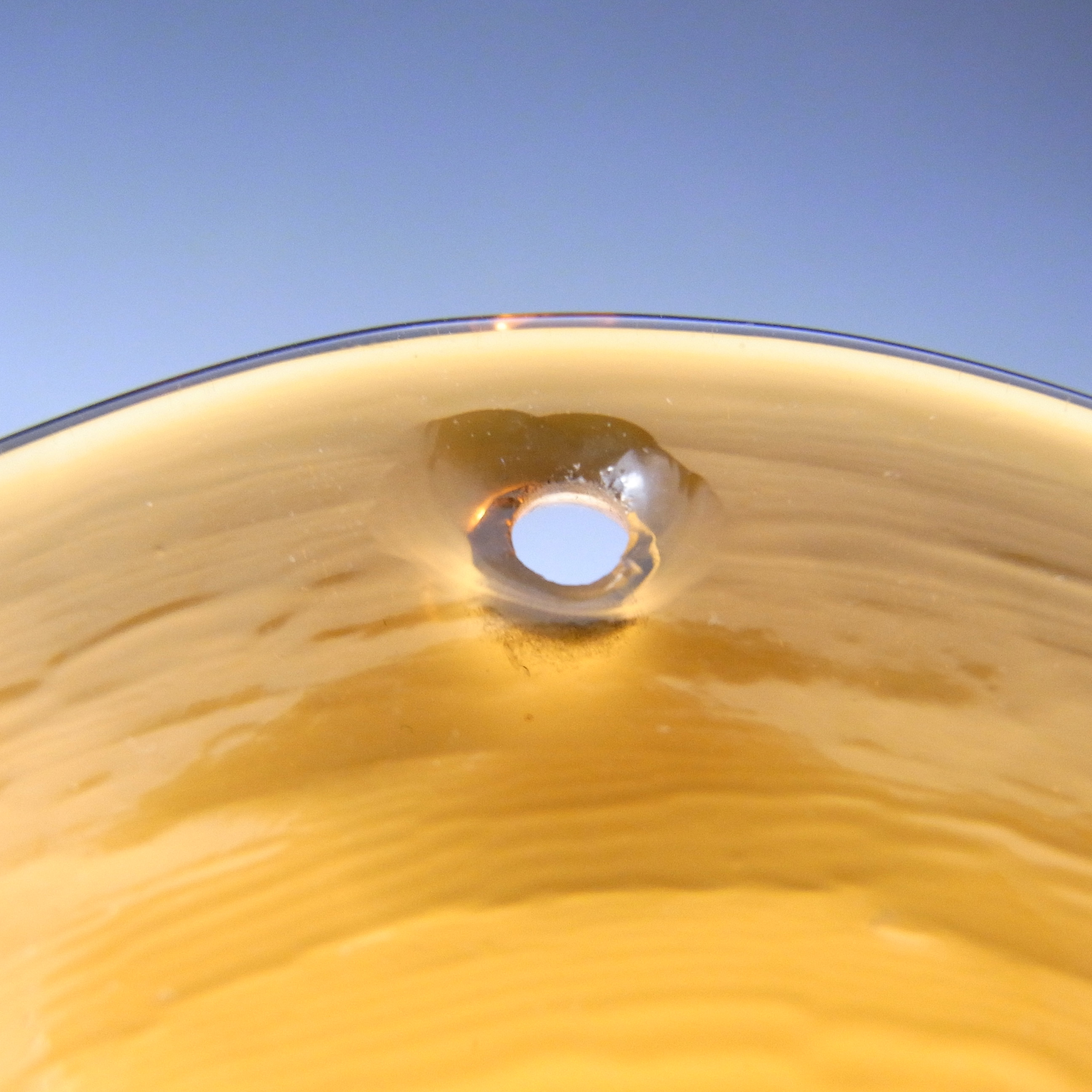 (image for) Holmegaard Michael Bang Amber Glass Noahs Arc Suncatcher - Click Image to Close