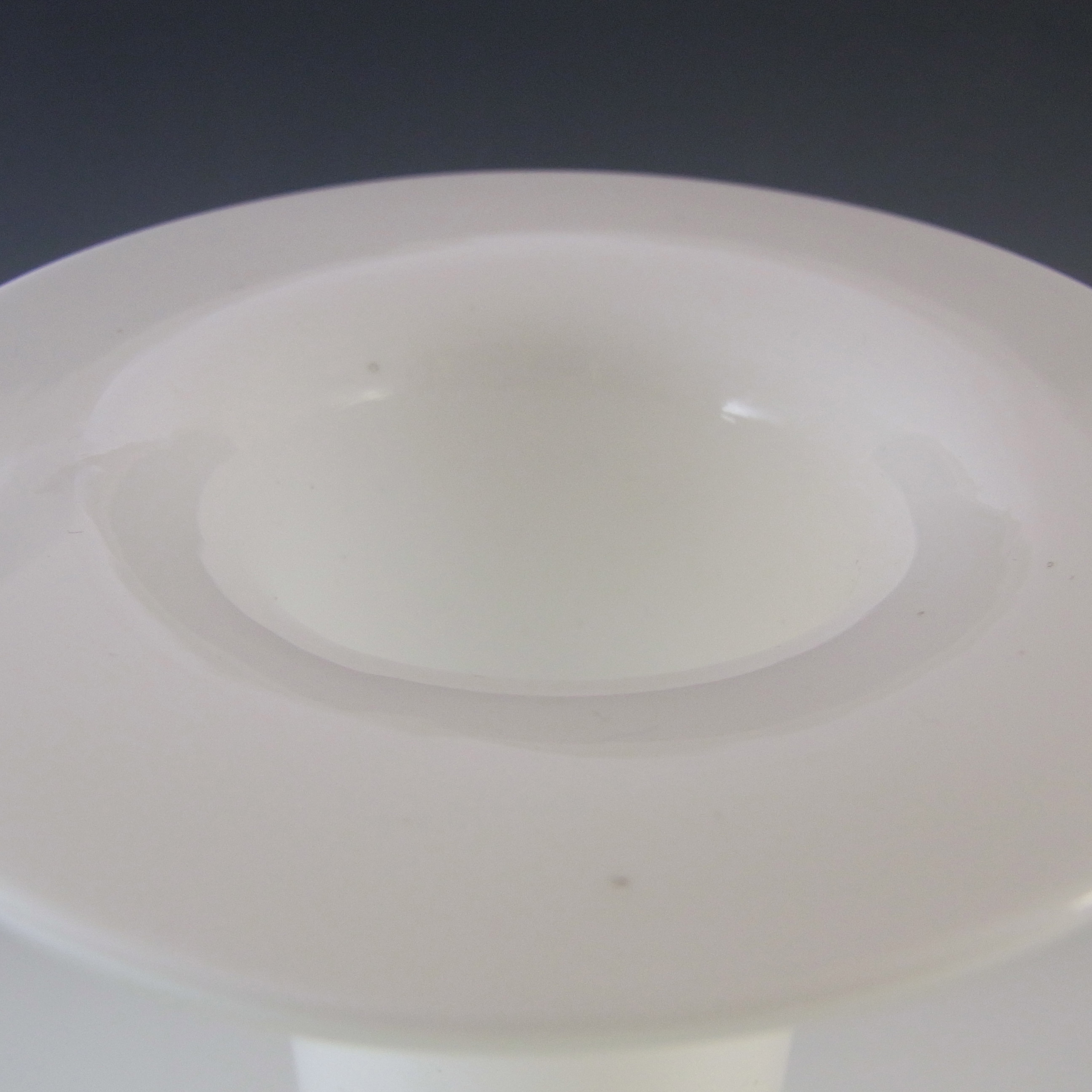 (image for) Holmegaard Kastrup Otto Brauer White Opal Glass 12" Gulvvase Vase - Click Image to Close