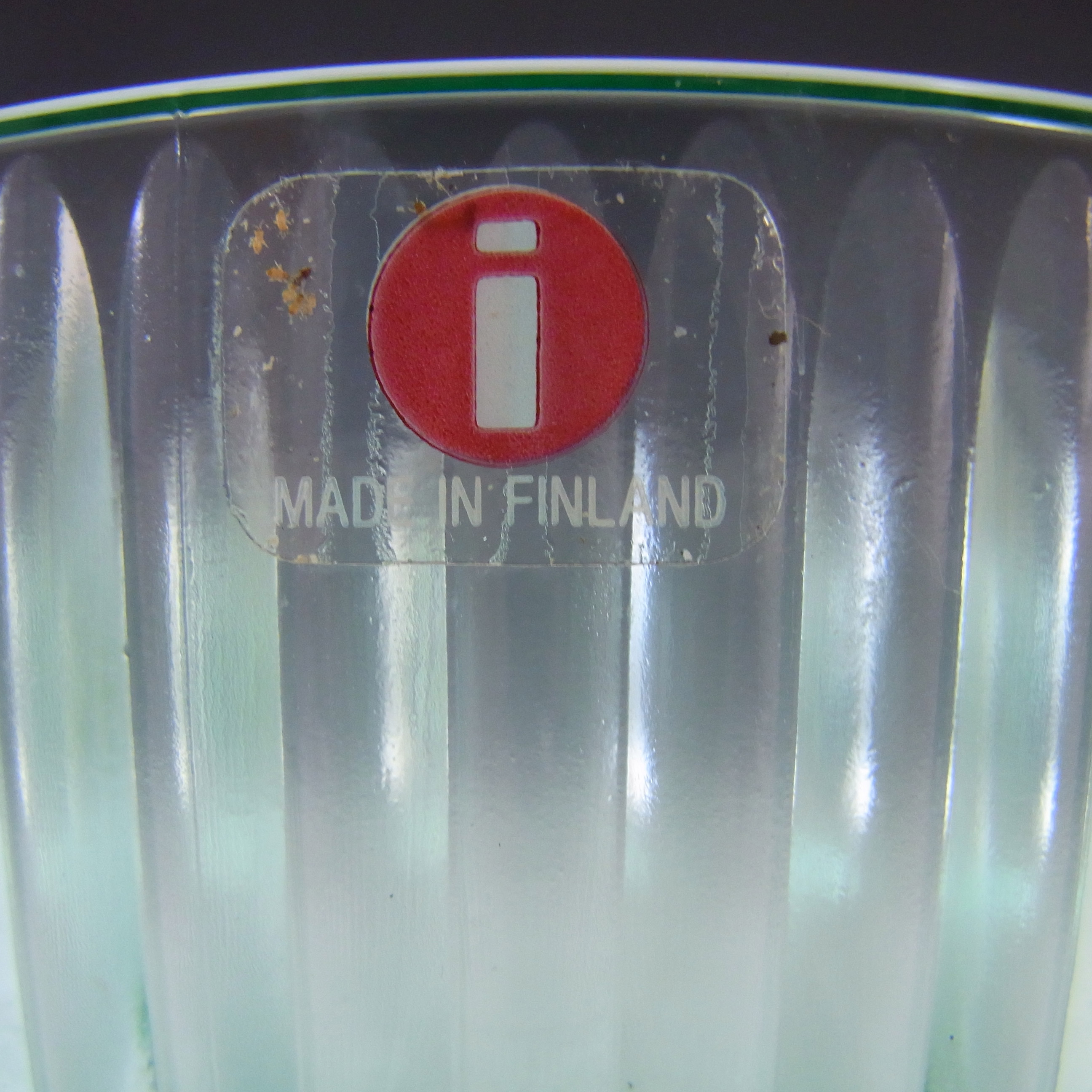 LABELLED Iittala 'Victor' Glass / Bowl by Valto Kokko #2104 - Click Image to Close