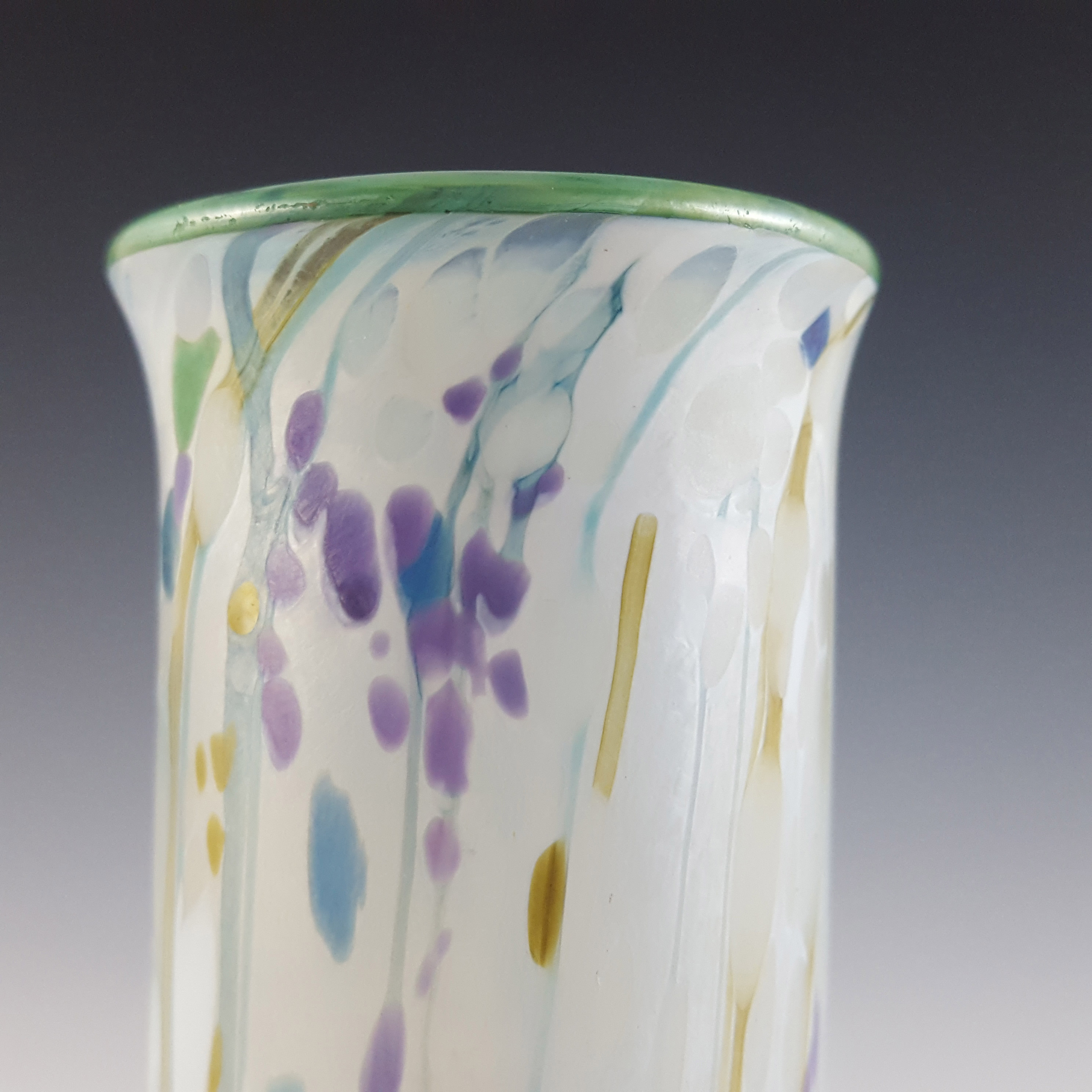 (image for) Isle of Wight Studio / Harris 'Kyoto Pine' Glass Vase - Click Image to Close