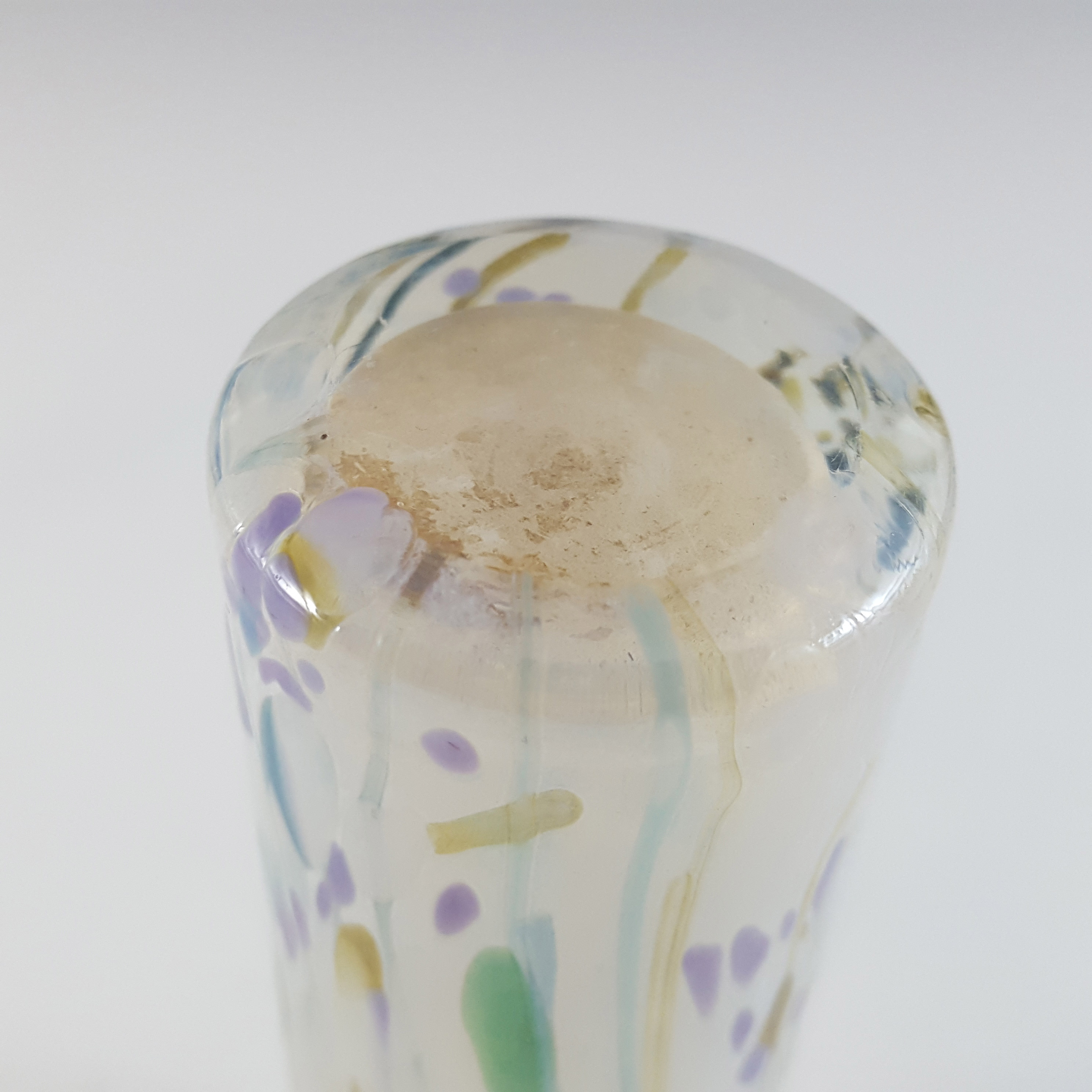 Isle of Wight Studio / Harris 'Kyoto Pine' Glass Vase - Click Image to Close