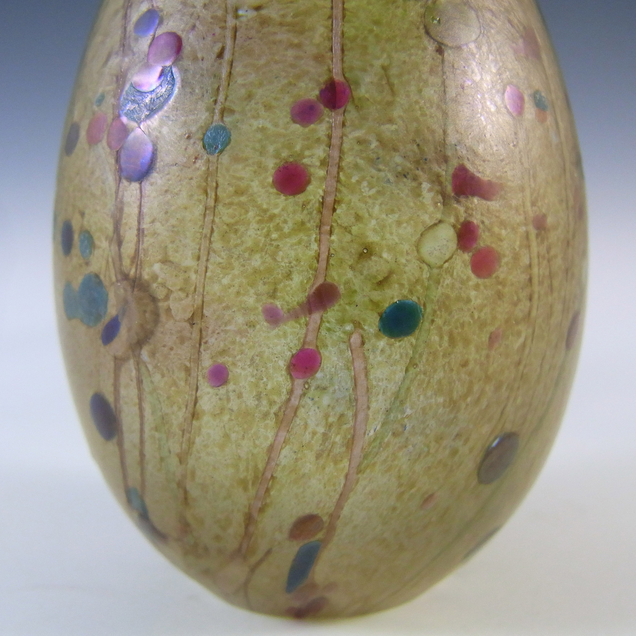 (image for) Isle of Wight Studio 'Summer Fruits' Goldberry Glass Paperweight - Click Image to Close
