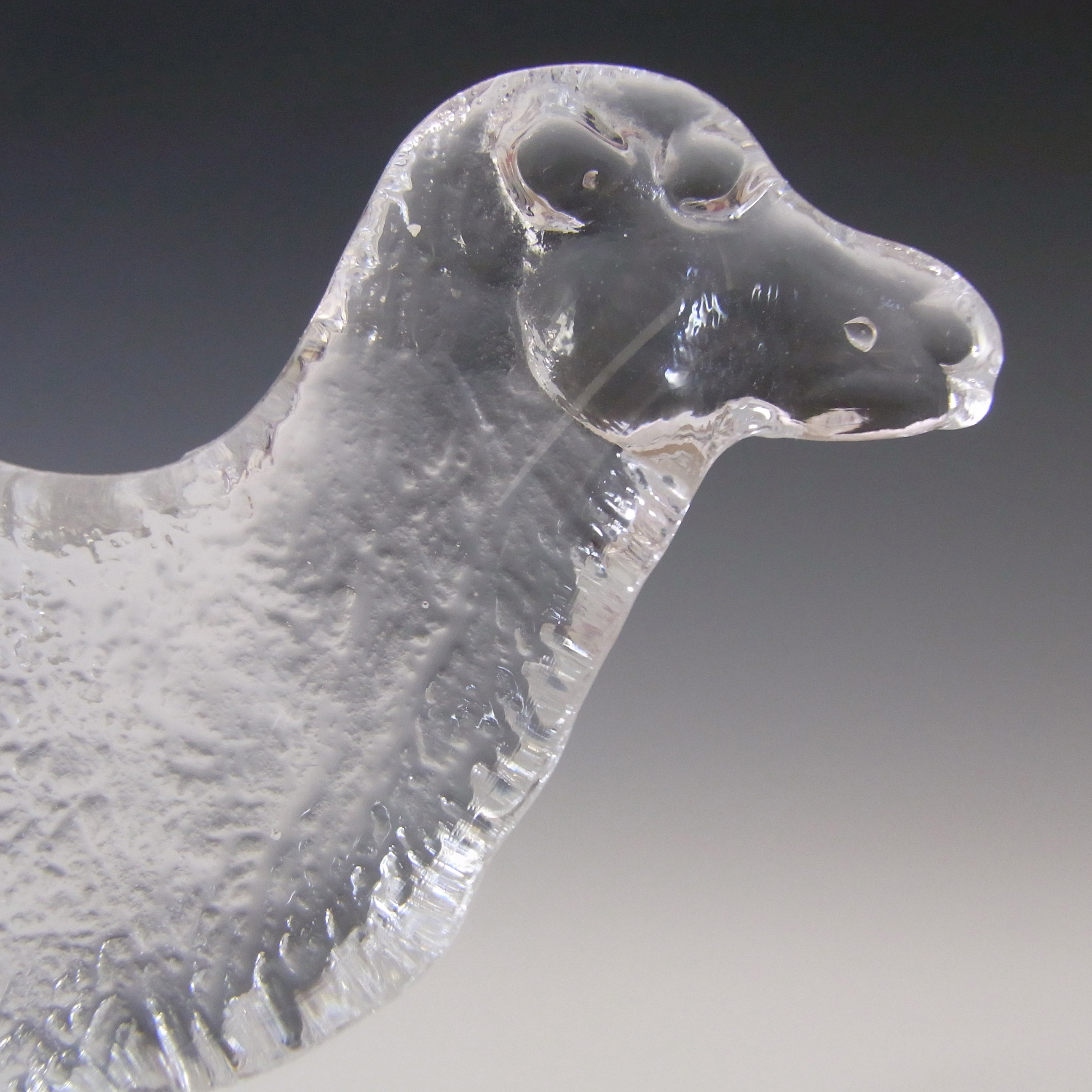 Kosta Boda Glass Camel Sculpture - Zoo Series by Bertil Vallien - Click Image to Close