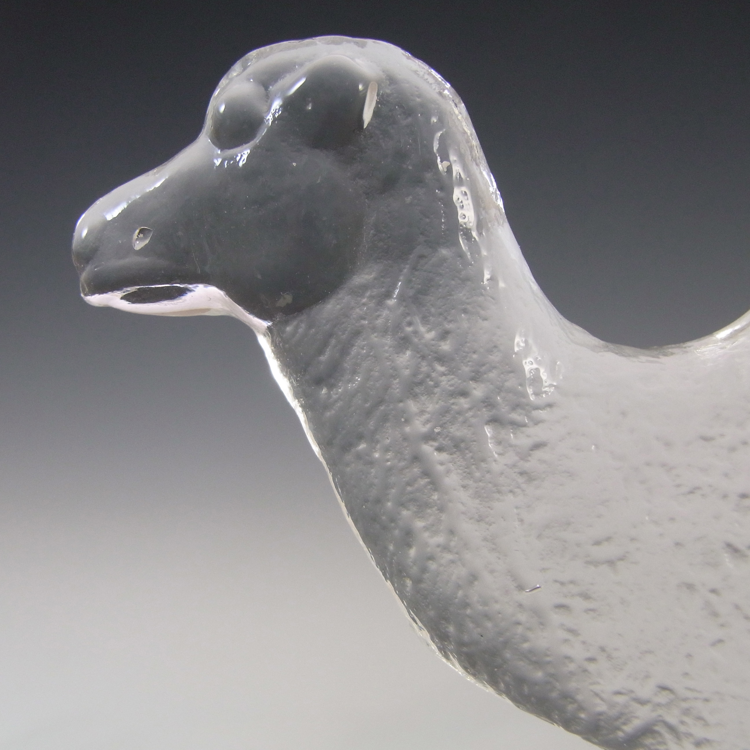 (image for) Kosta Boda Glass Camel Sculpture - Zoo Series by Bertil Vallien - Click Image to Close