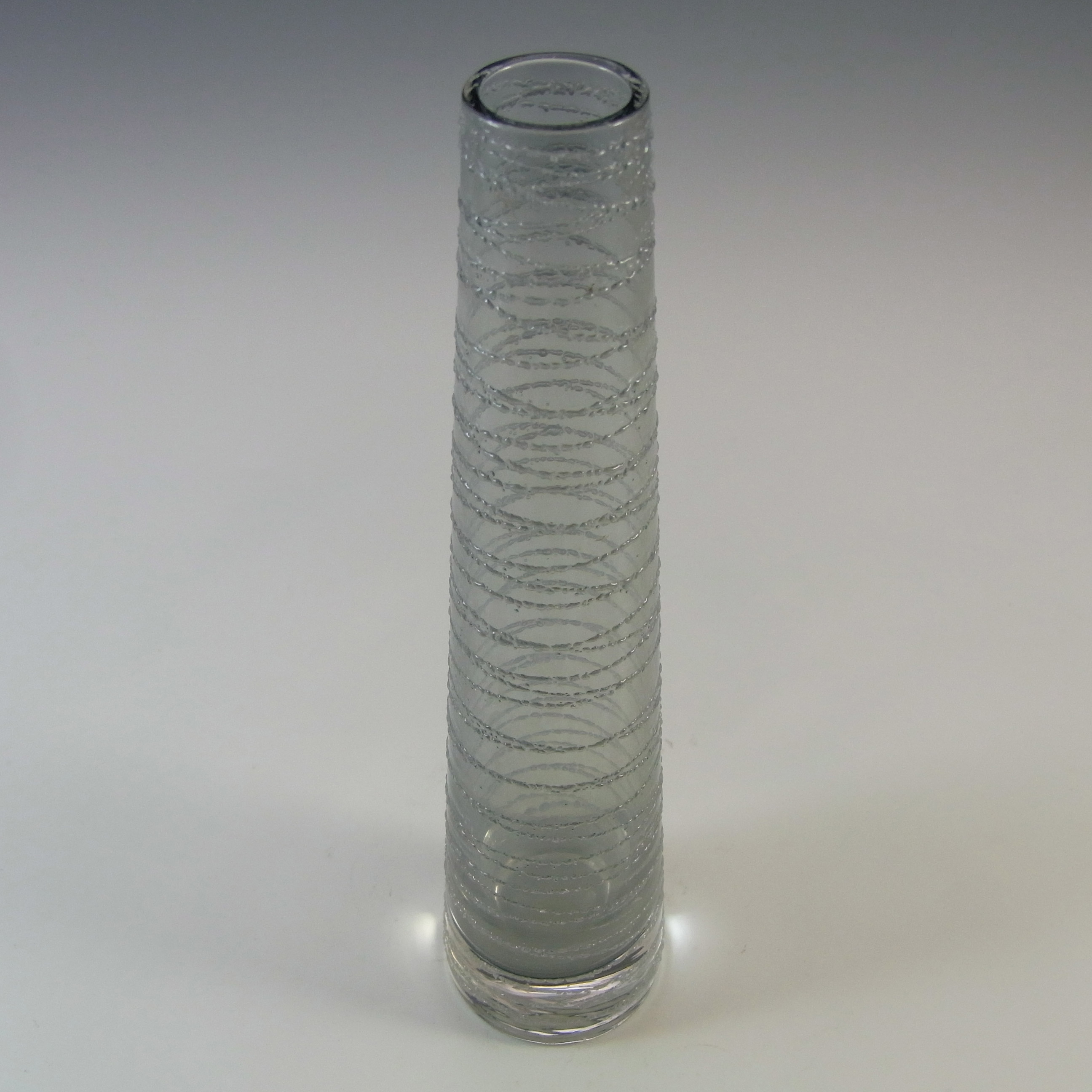 (image for) Sea Glasbruk Vintage Swedish Smoky Glass Vase by Rune Strand - Click Image to Close