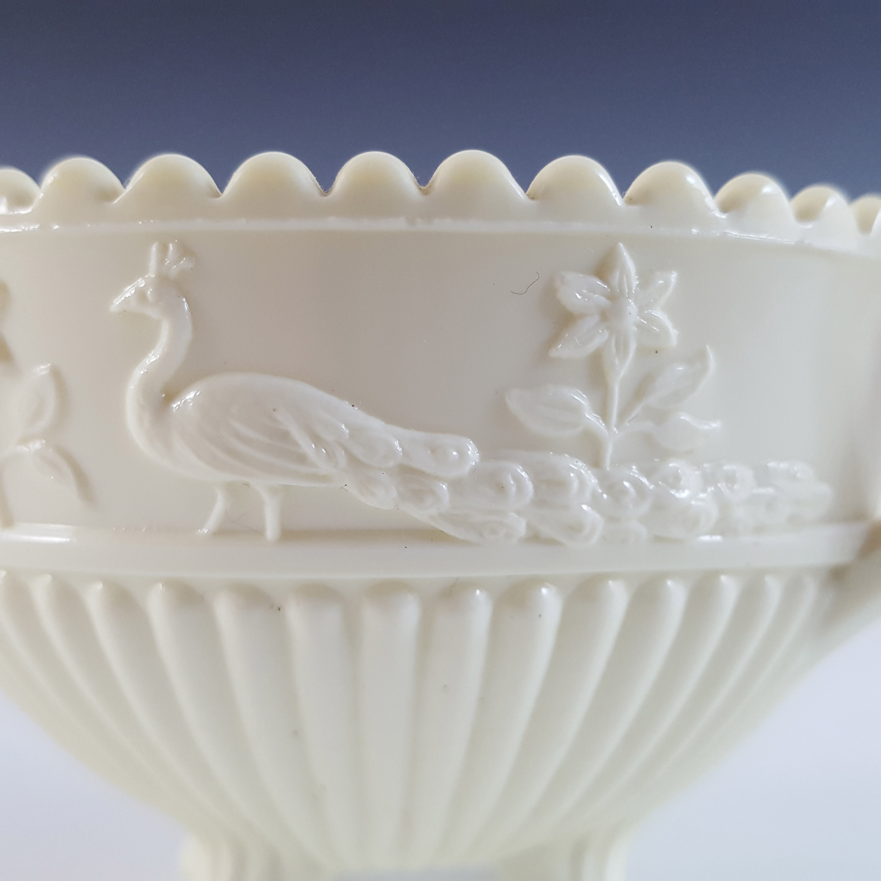 (image for) Sowerby #1350 Victorian Queen's Ivory Milk Glass Bowl - Marked - Click Image to Close