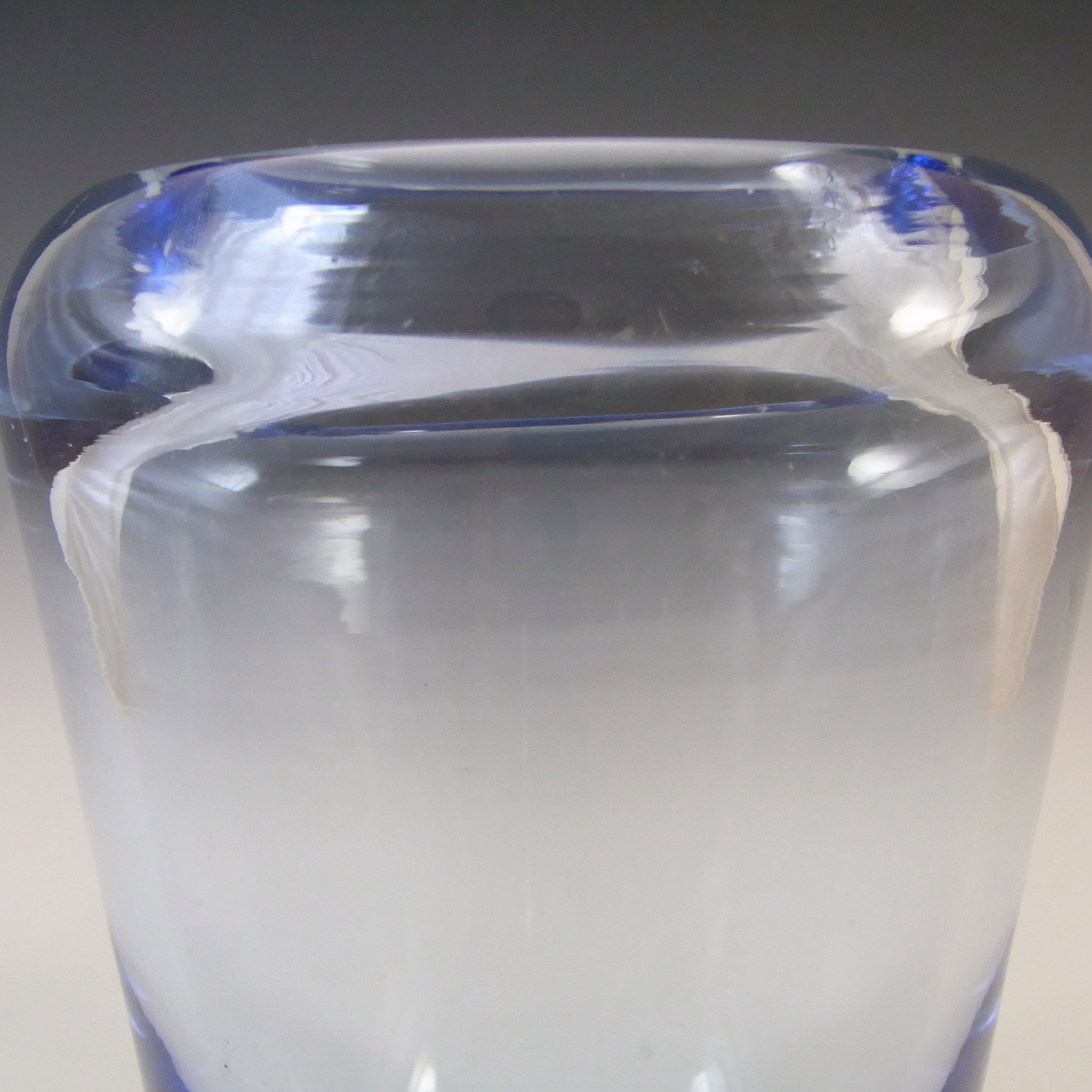 (image for) Whitefriars #9364 William Wilson Sapphire Blue Glass Vase - Click Image to Close