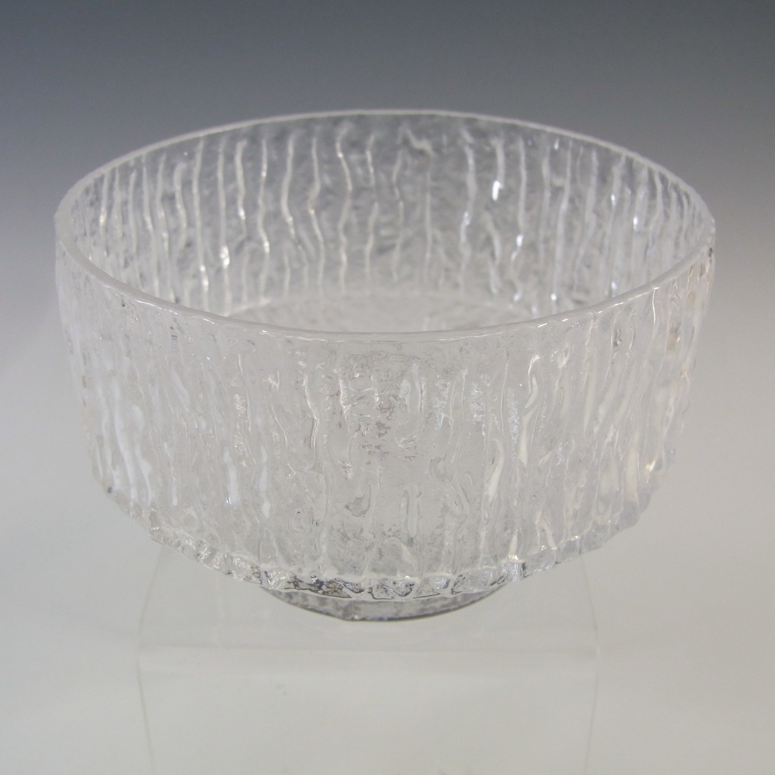 (image for) Whitefriars #M136 Geoffrey Baxter Textured Glass Fruit Bowl - Click Image to Close