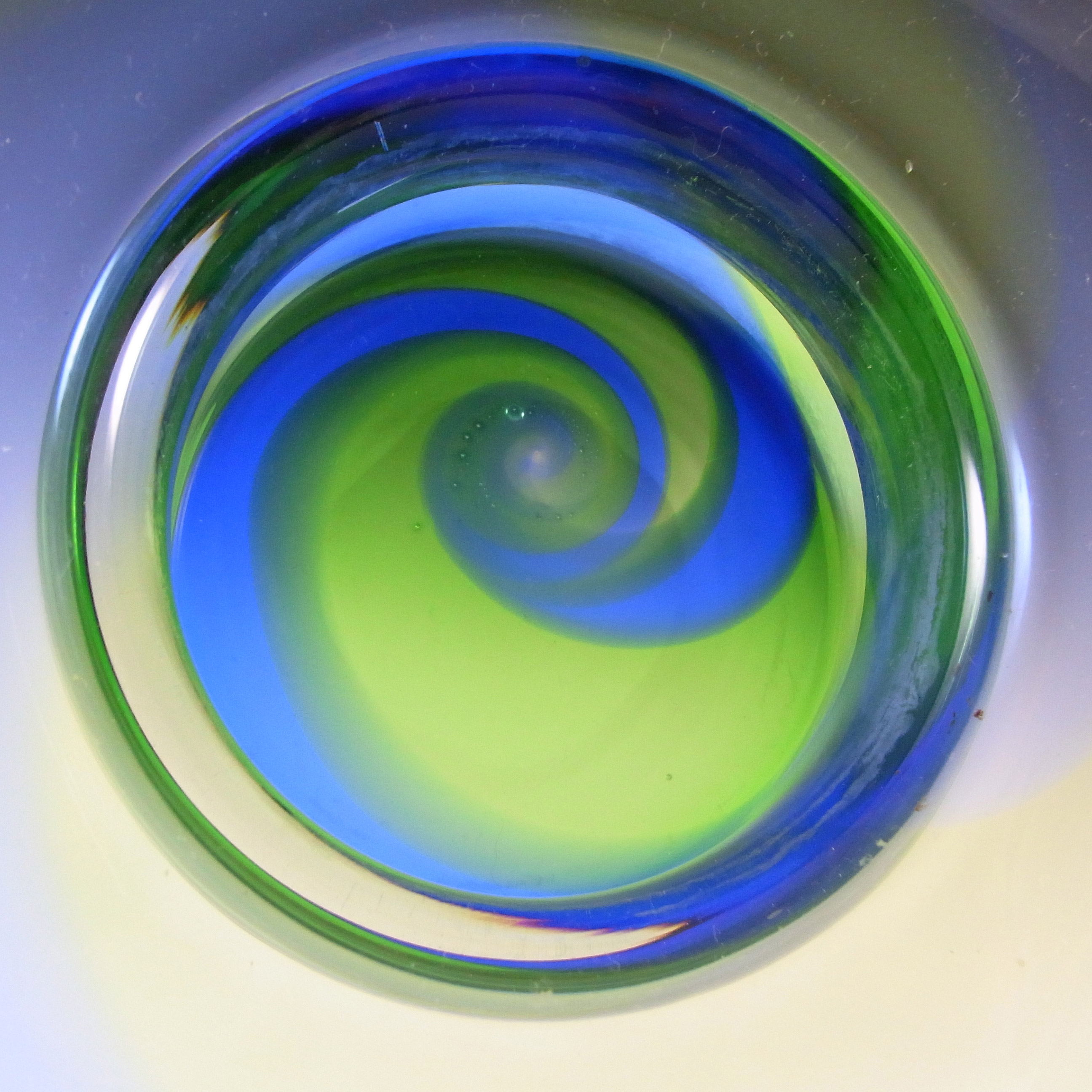 (image for) Stevens + Williams / Royal Brierley Glass 'Rainbow' Bowl - Click Image to Close