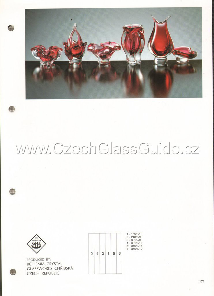 (image for) Chřibská #331/2/9 Czech Pink & Clear Glass Bowl - Labelled - Click Image to Close