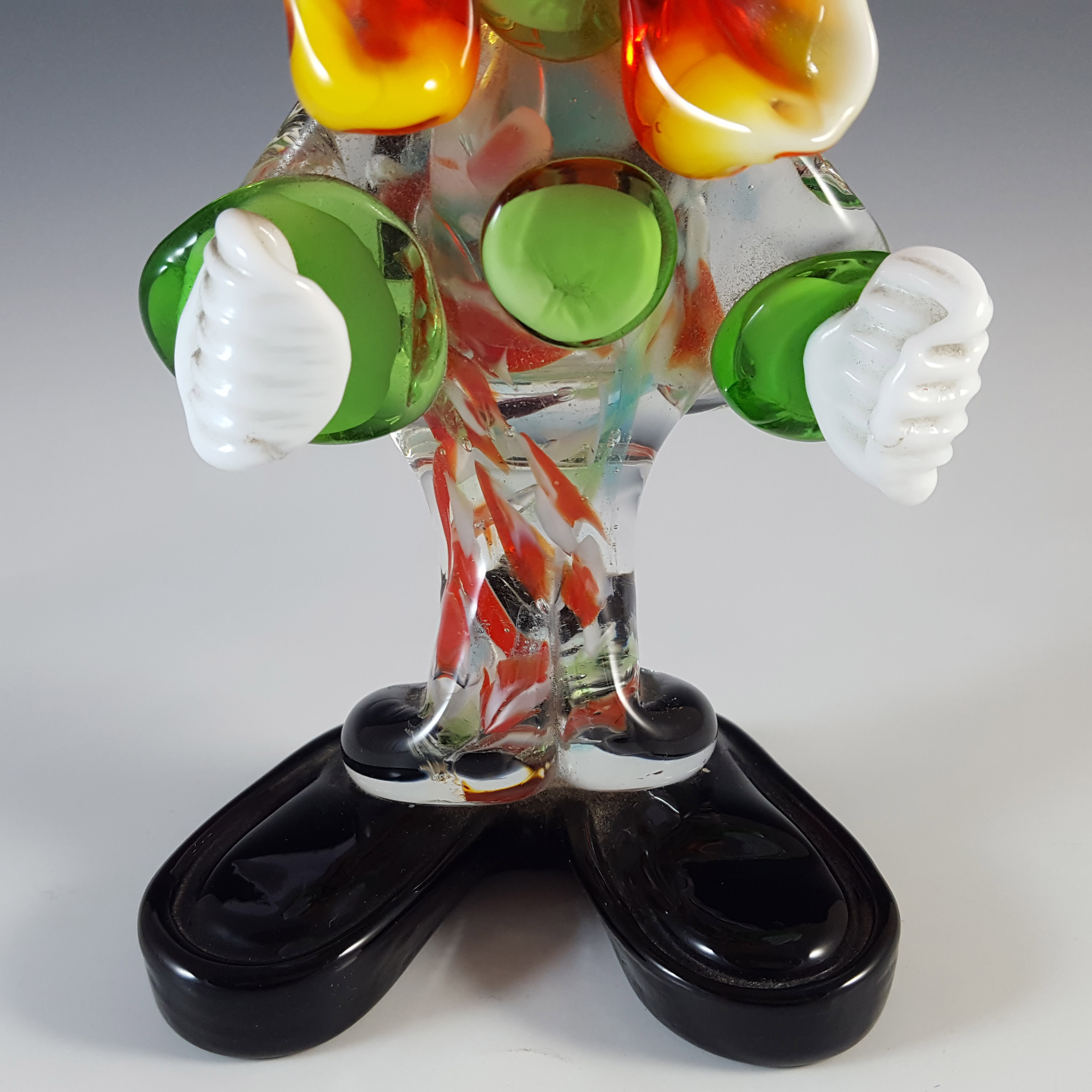 (image for) Venetian Glass Company Murano Style Franco Toffolo Clown - Labelled - Click Image to Close