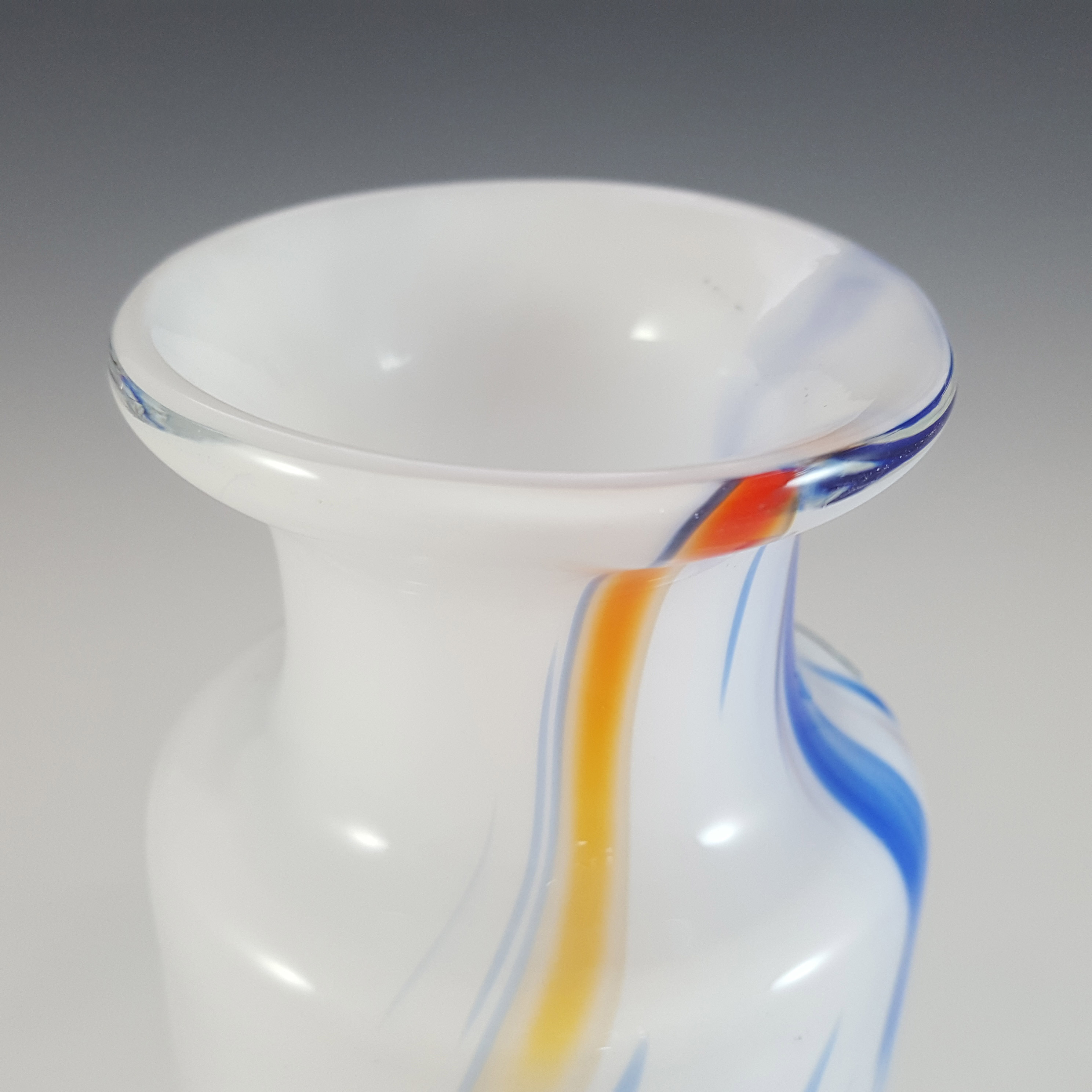 SIGNED Holmegaard 'Cascade' Glass Vase by Per Lutken - Click Image to Close