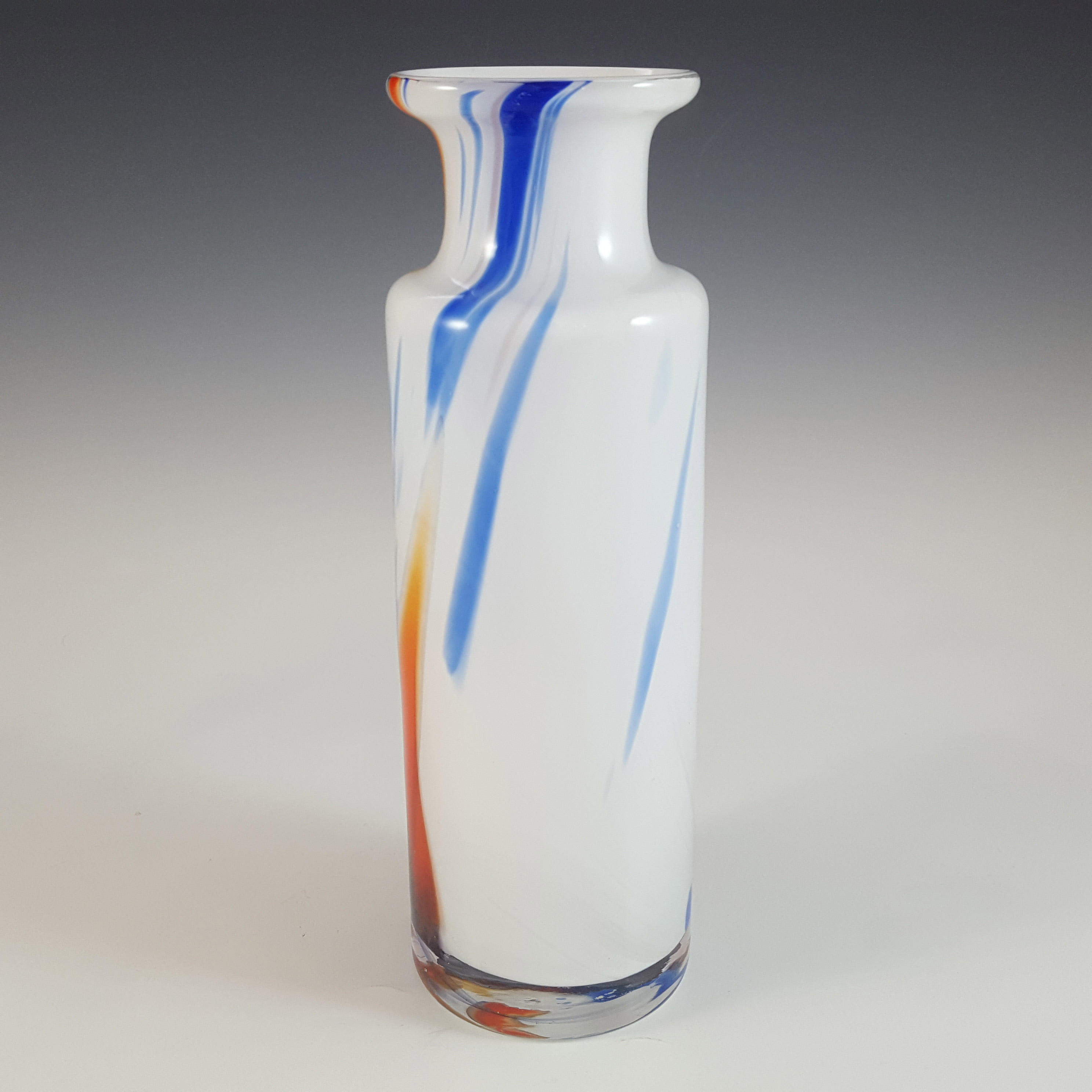 (image for) SIGNED Holmegaard 'Cascade' Glass Vase by Per Lutken - Click Image to Close