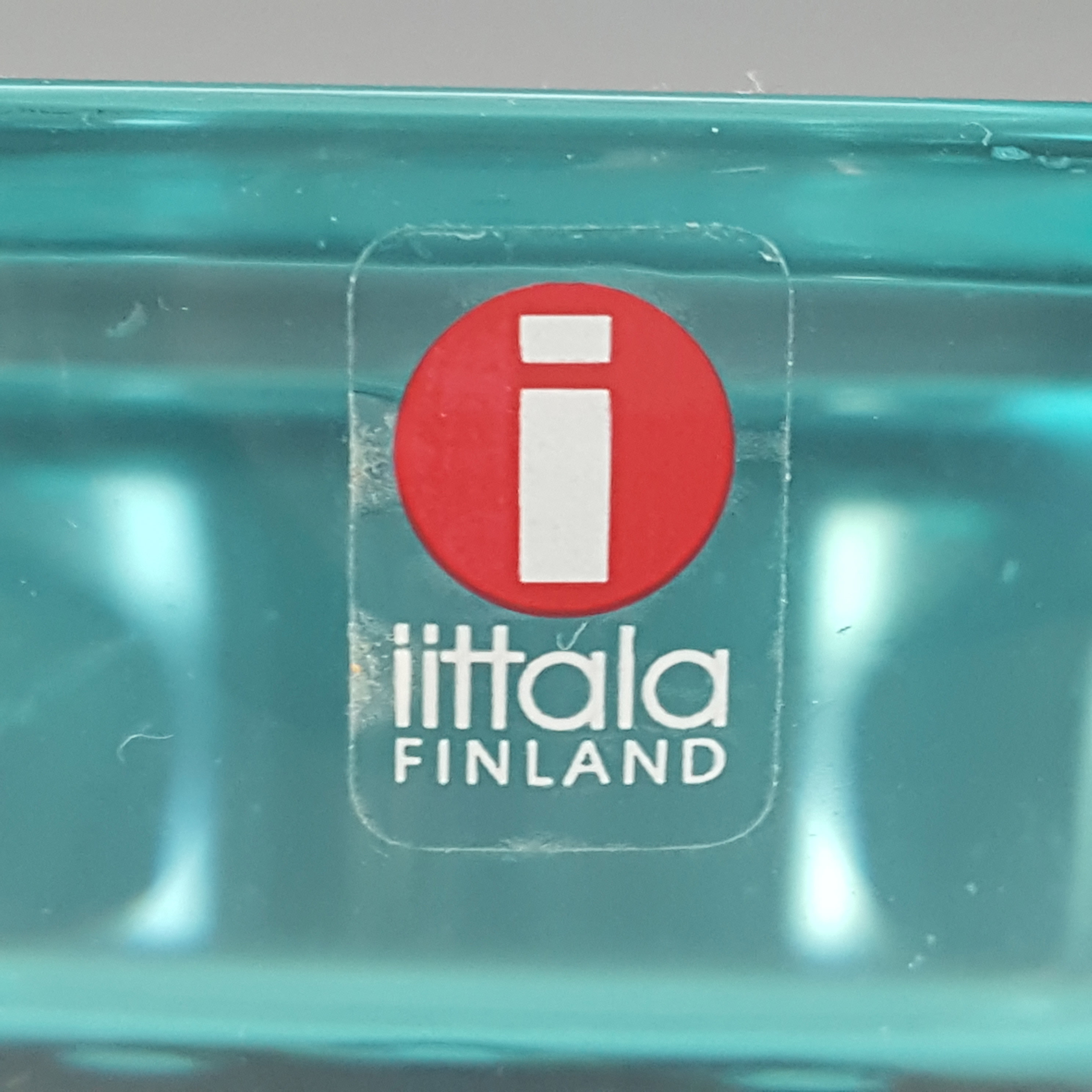 (image for) Iittala Turquoise Glass Candle Votive by Annaleena Hakatie - Click Image to Close