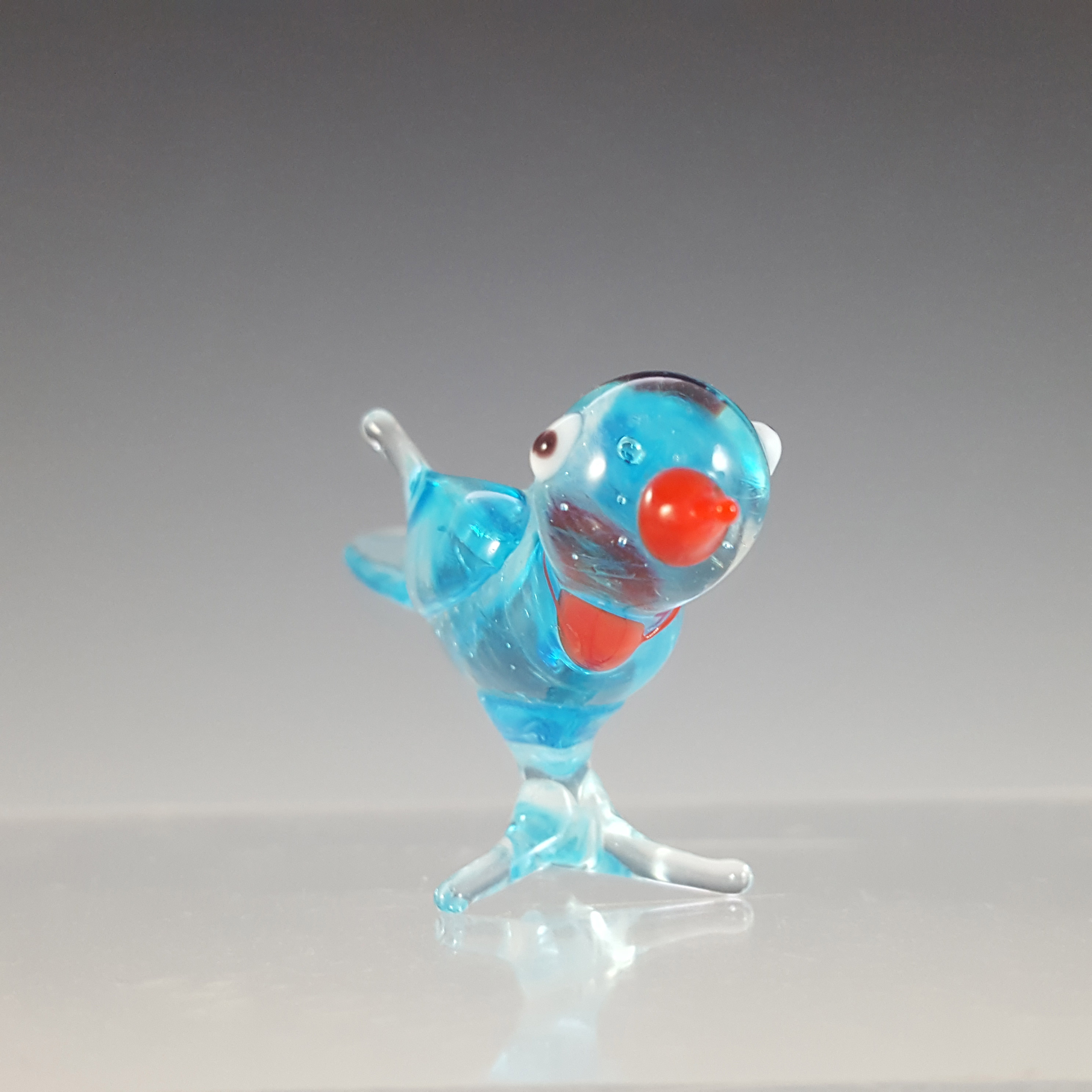 (image for) Japanese Lampworked Glass Bird - Irene Series Label - Click Image to Close