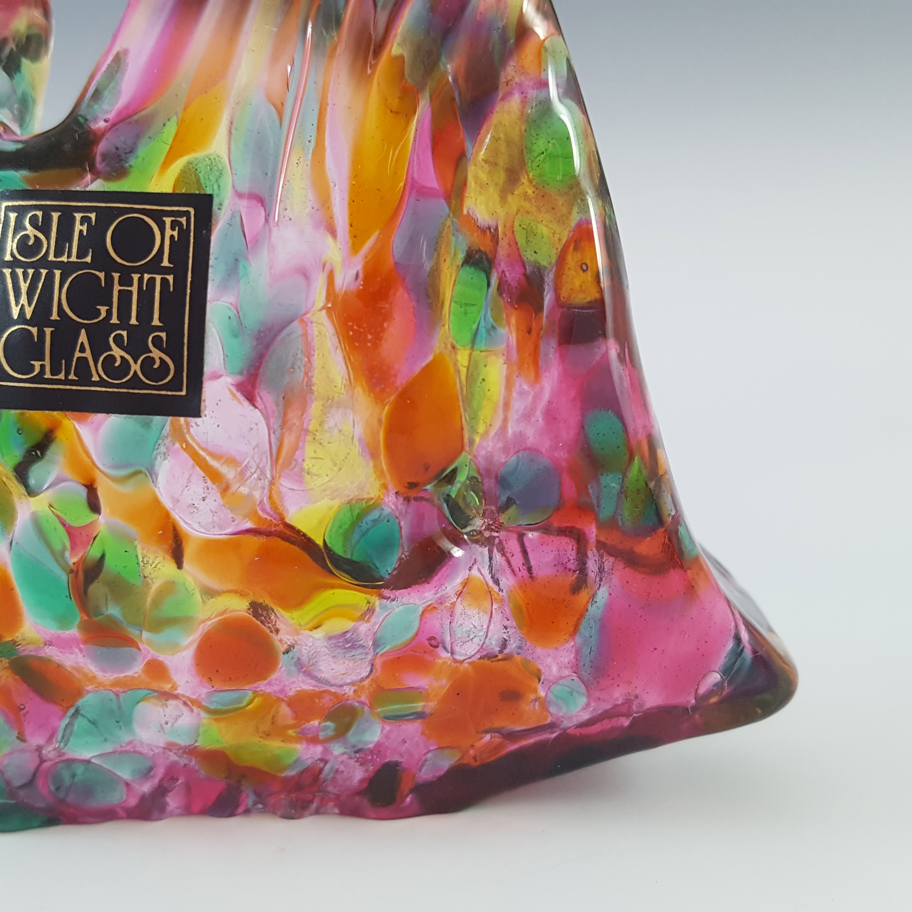 (image for) Isle of Wight Studio Multicoloured Glass Fish - Boxed - Click Image to Close